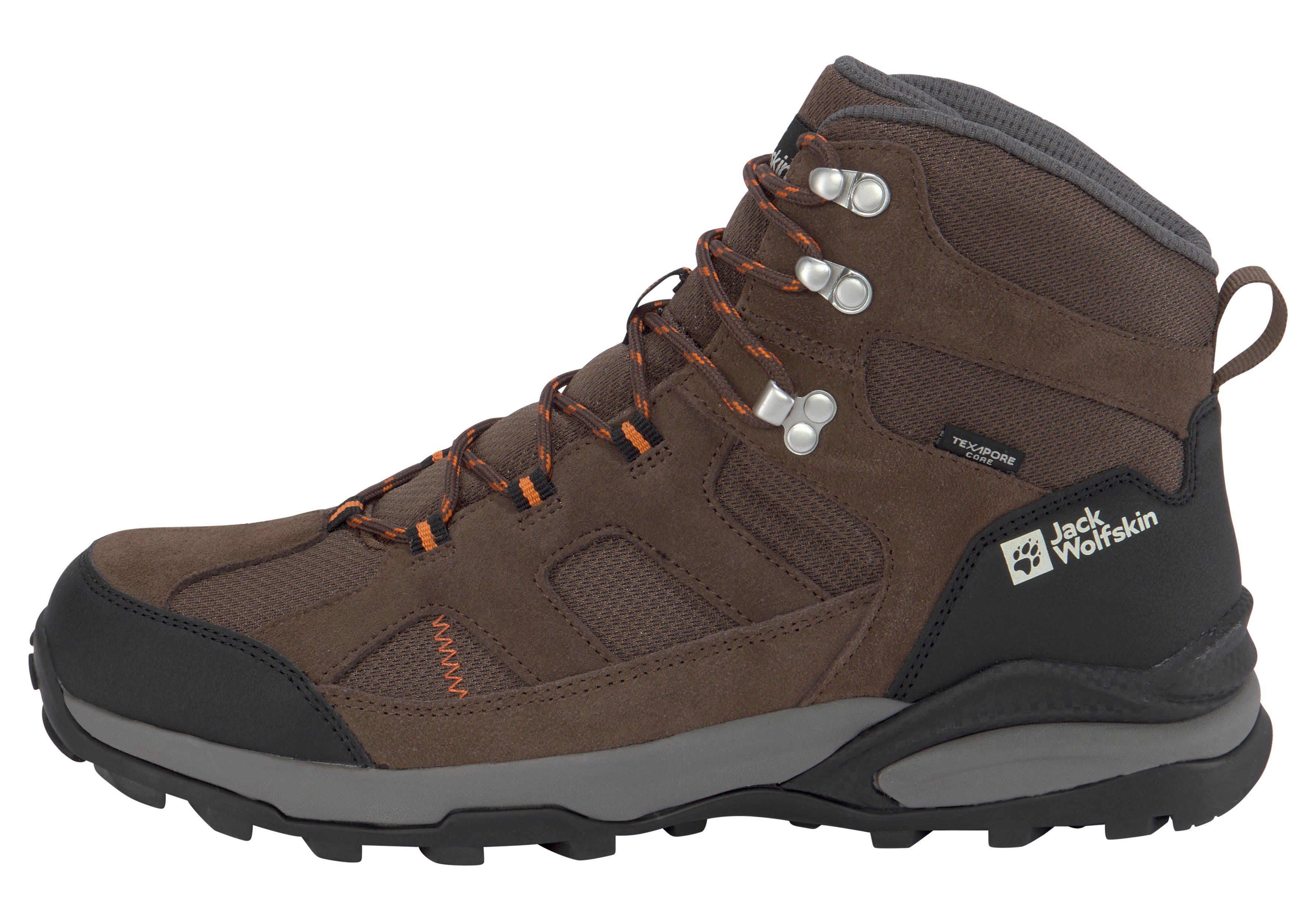 Jack Wolfskin TRAIL HIKER TEXAPORE MID M Wanderschuh wasserdicht, Trekkings günstig online kaufen