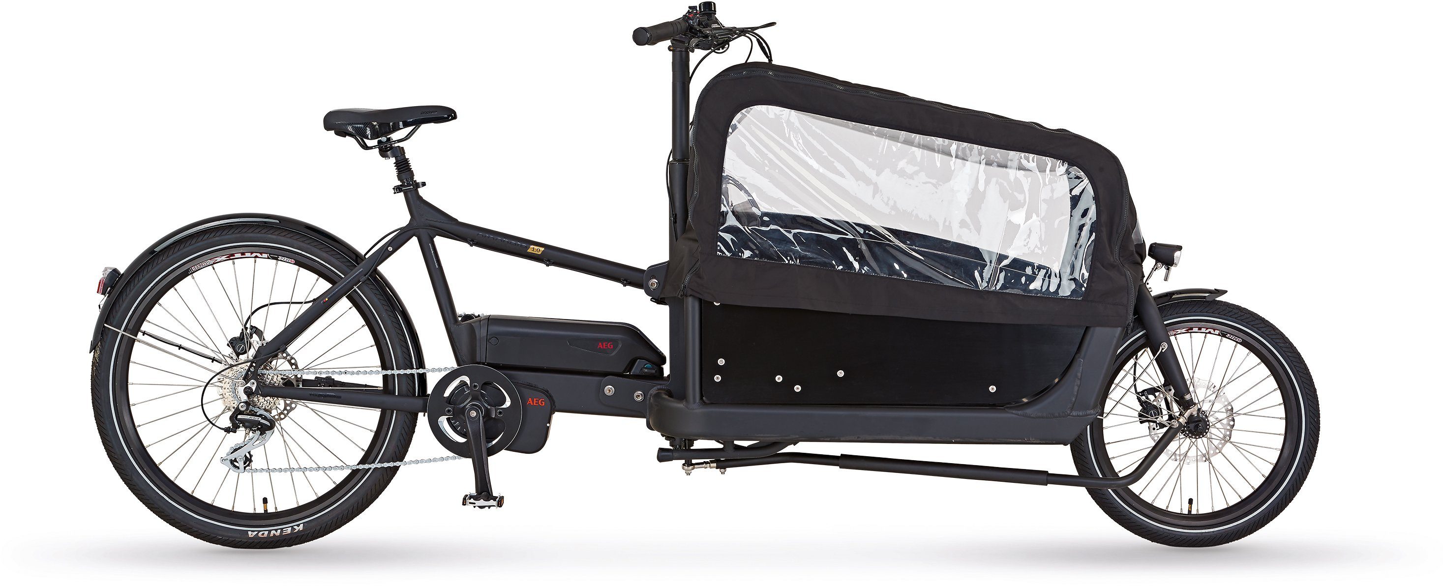 Prophete E-Bike Lastenrad CARGO Plus 22.ETL.10, 8 Gang Shimano Acero Schaltwerk, Kettenschaltung, Mittelmotor, 630 Wh, Pedelec, Elektrofahrrad für Damen u. Herren