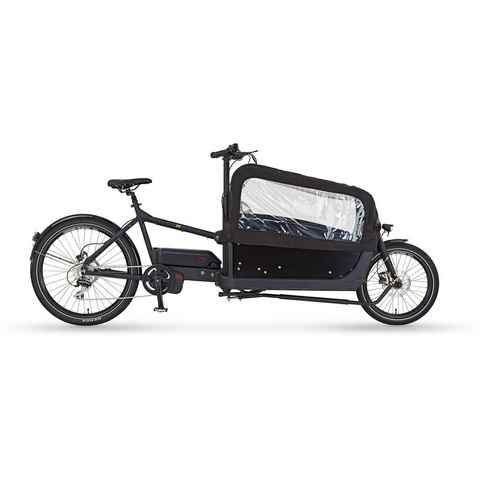 Prophete E-Bike CARGO Plus 22.ETL.10, 8 Gang Shimano Acero Schaltwerk, Kettenschaltung, Mittelmotor, 630 Wh Akku