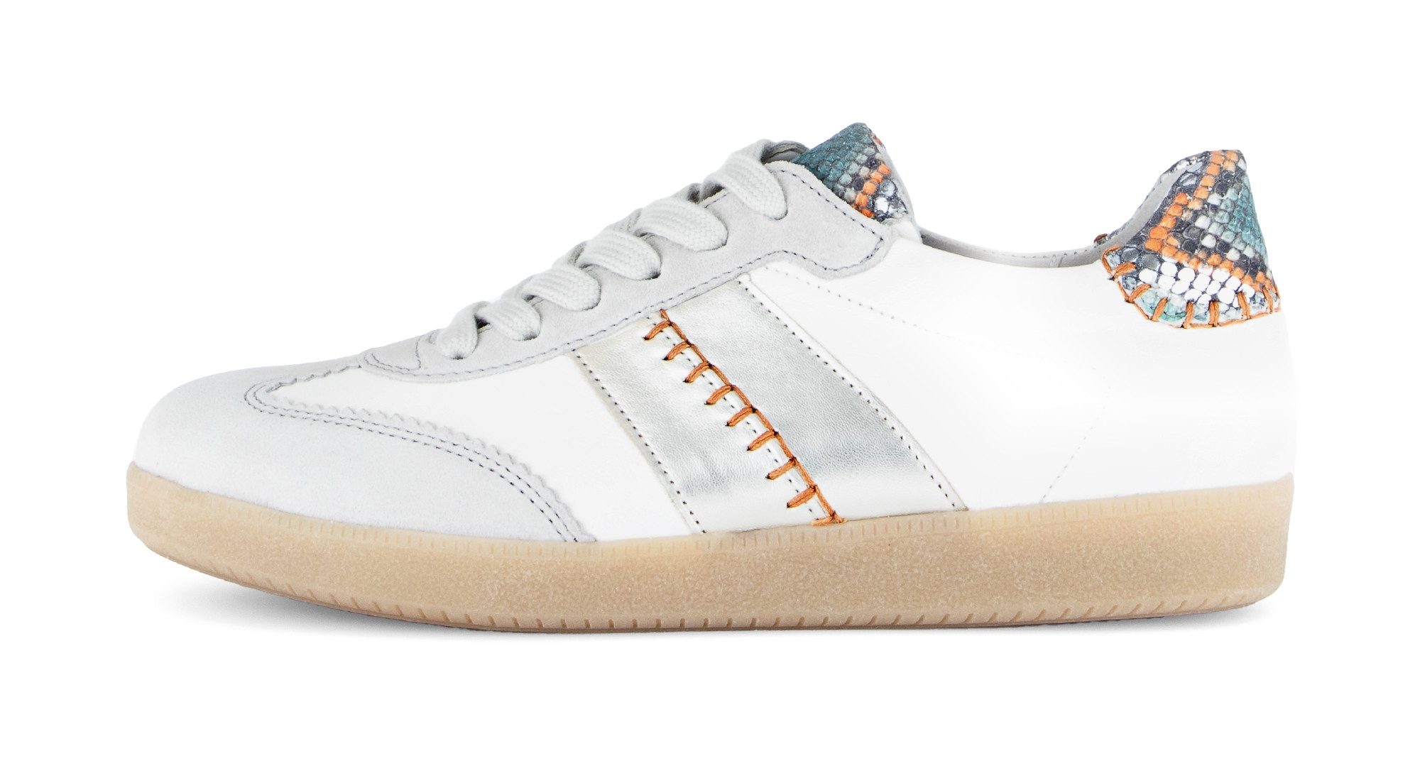 Gabor Sneaker, Freizeitschuh, Halbschuh, Schnürschuh mit bunten Kontrastbesätzen