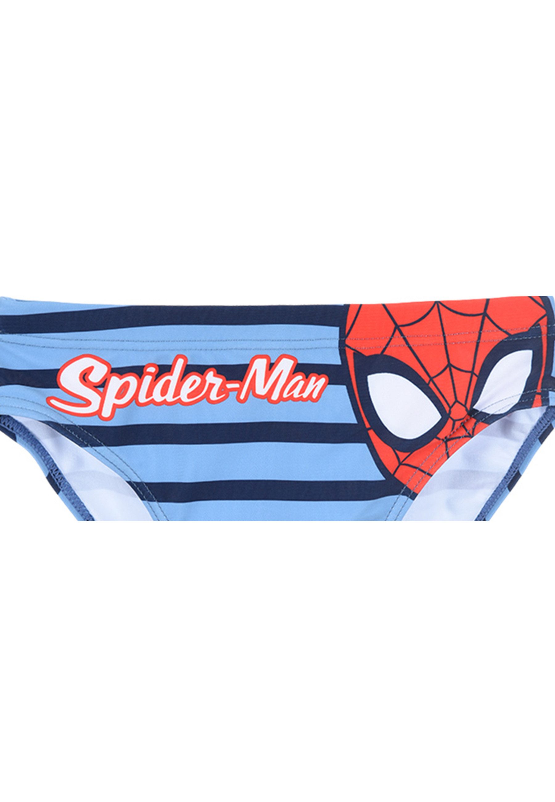 Spiderman Badehose Marvel Badehose Badeslip Blau