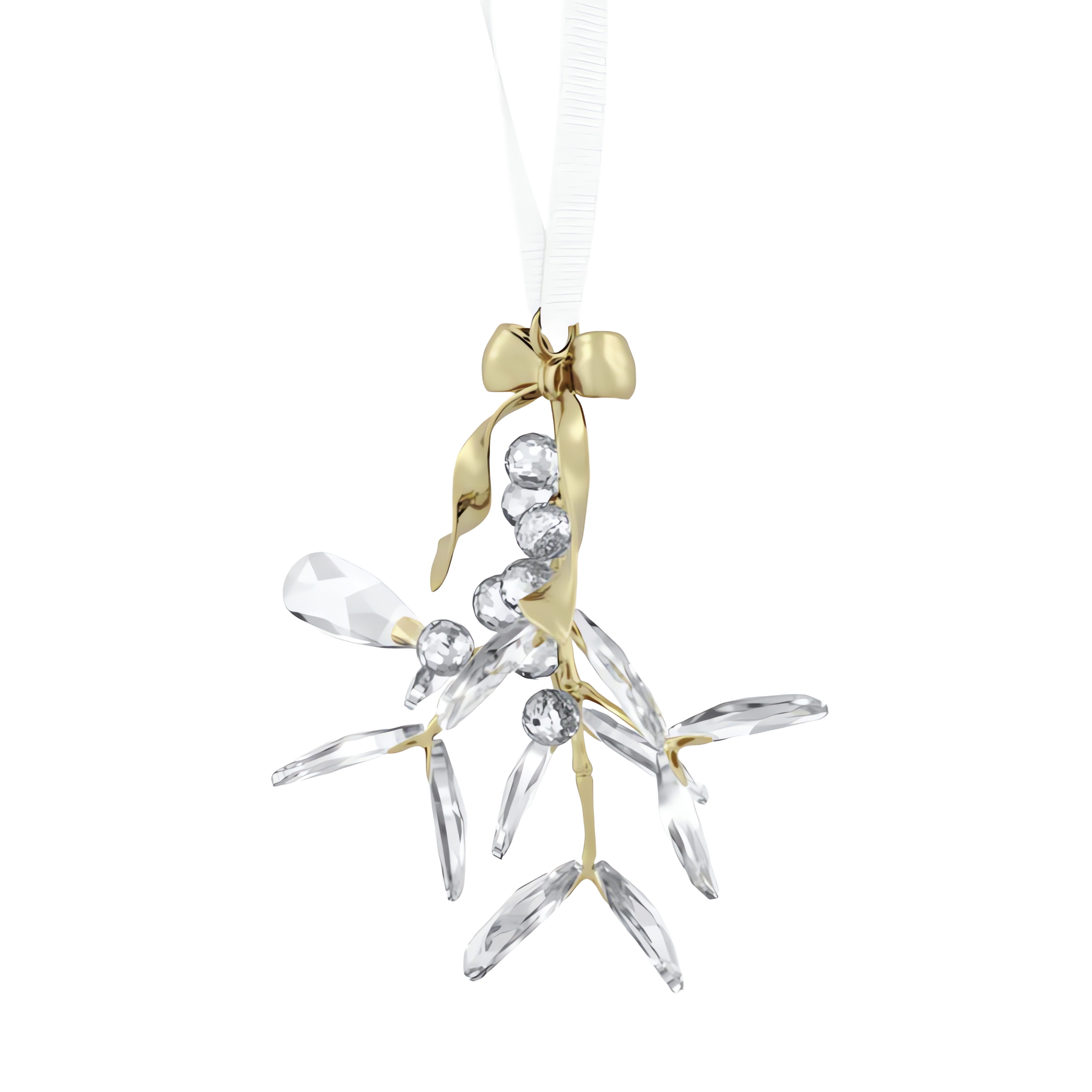 Swarovski Dekohänger Kristallfigur Sammelfigur Misteln Ornament (1 St), Swarovski® Kristall