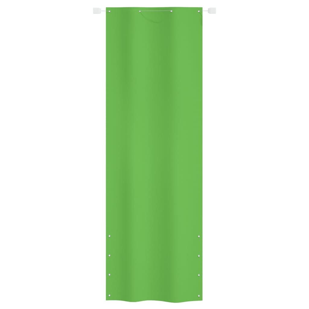 vidaXL Balkonsichtschutz Balkon-Sichtschutz Hellgrün 80x240 cm günstig online kaufen