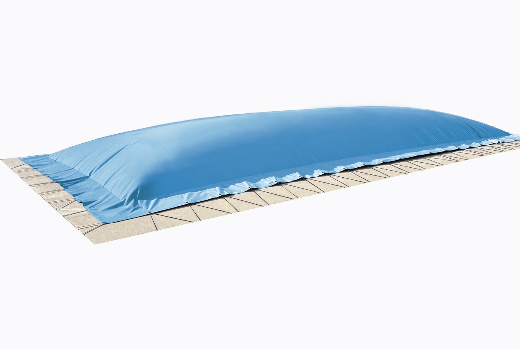 AirDeluxe Pool-Abdeckplane (Profi-Qualität) Rechteckige aufblasbare Poolpla günstig online kaufen