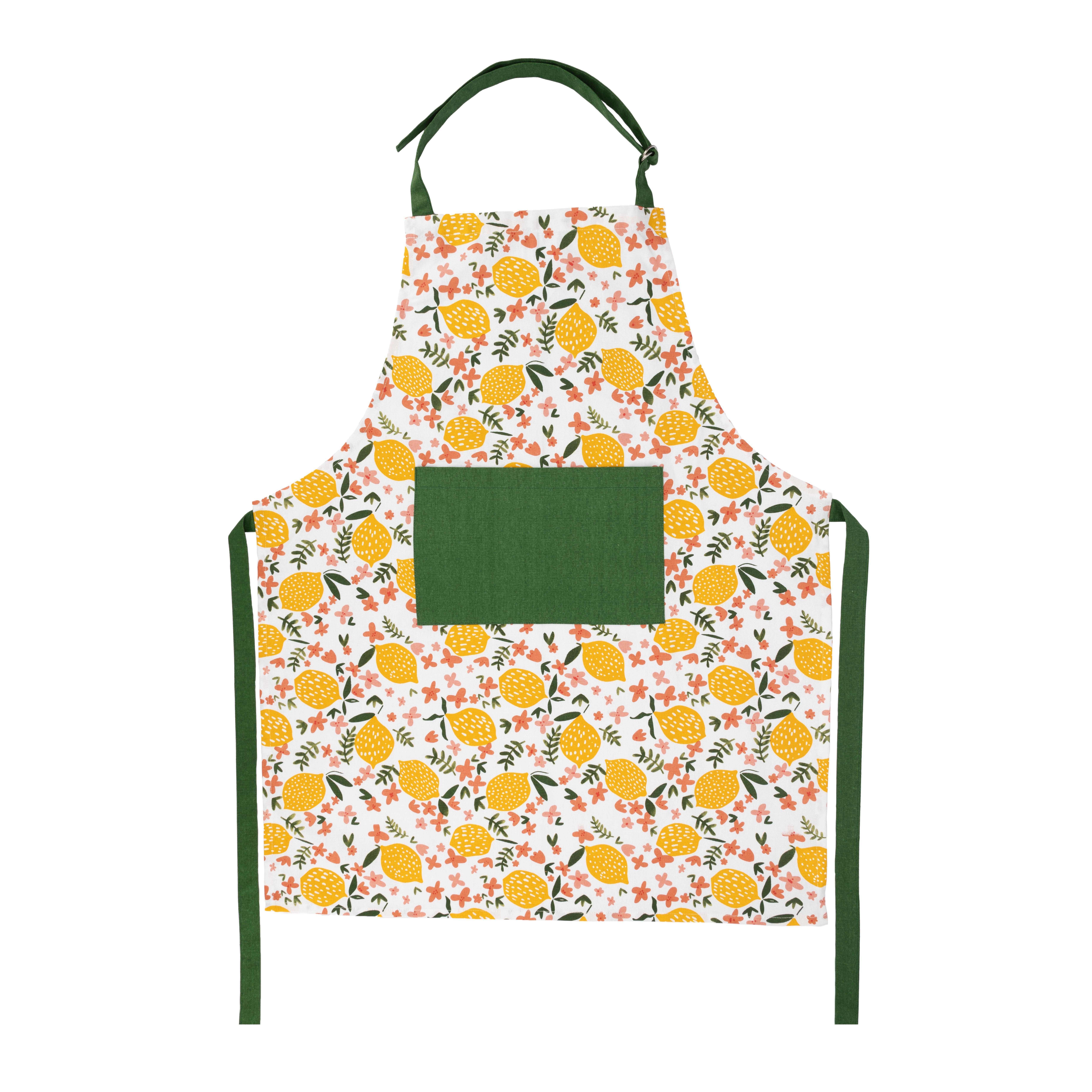 El Puente Kochschürze Küchenschürze "Citrus", Handmade, Fair Trade