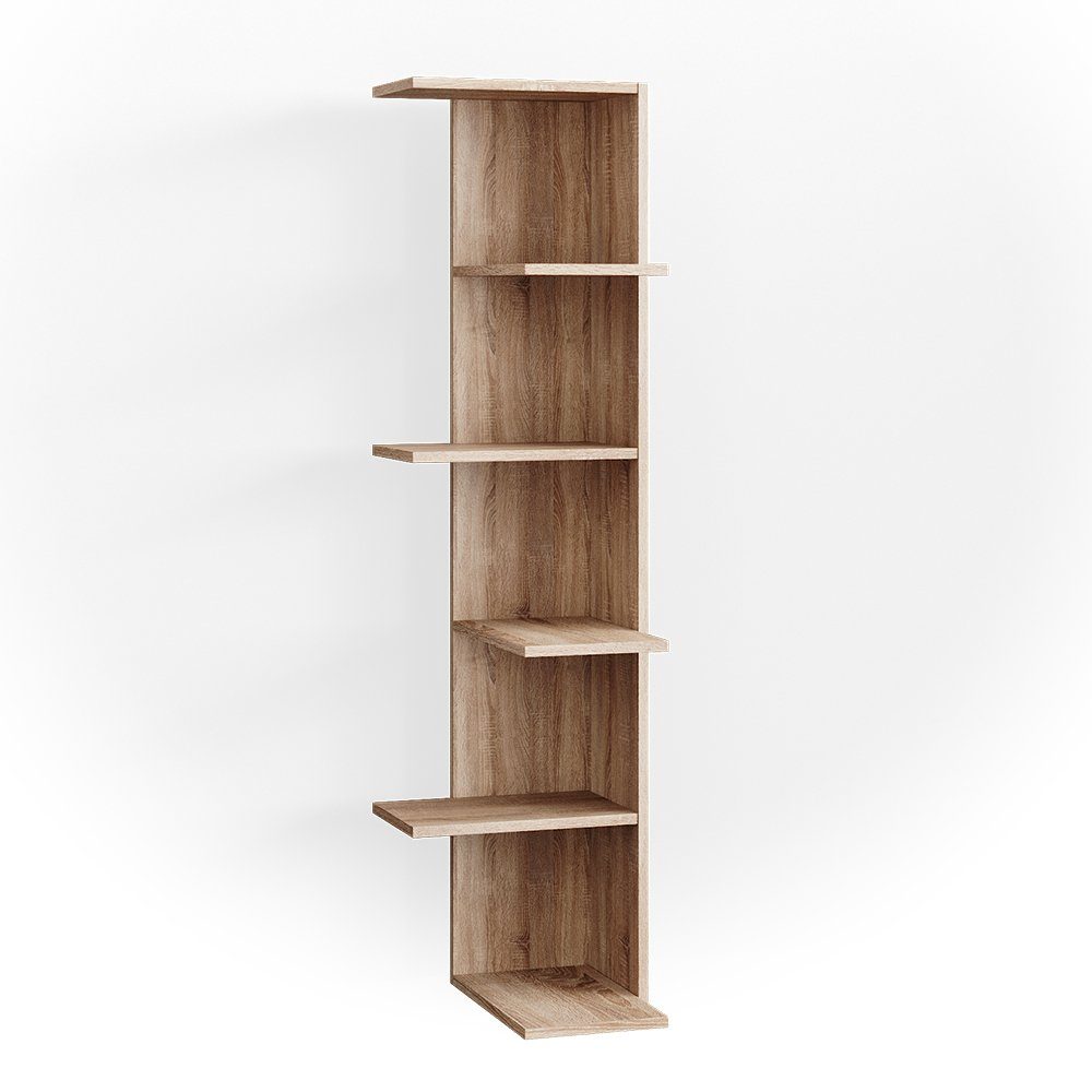 Vicco Eckregal Tera, Sonoma, 37 x 140.1 cm günstig online kaufen