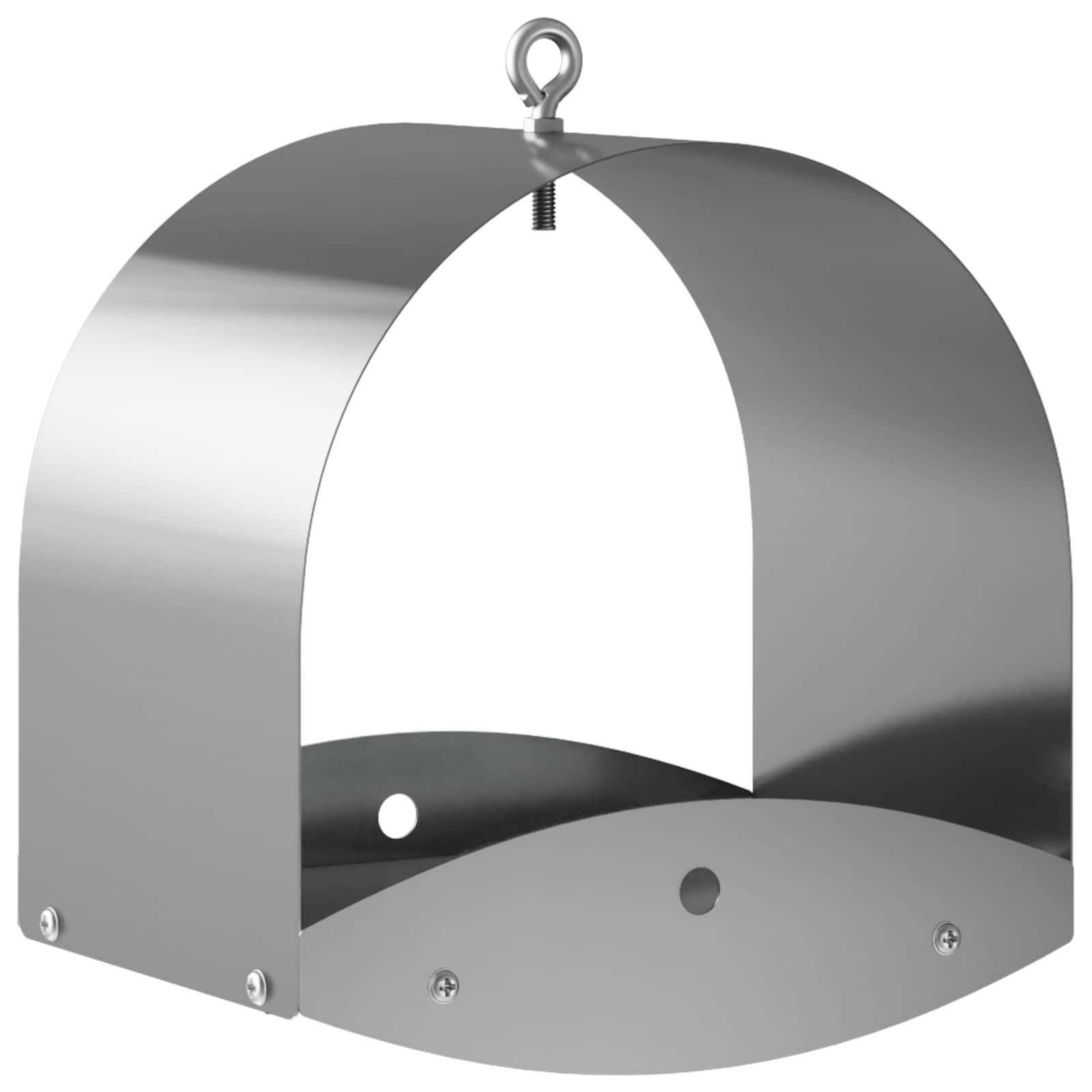vidaXL Vogelhaus 20 x 135 x 205 cm Vogelhaus Hängendes Vogelfutterhaus Verzinkter Stahl