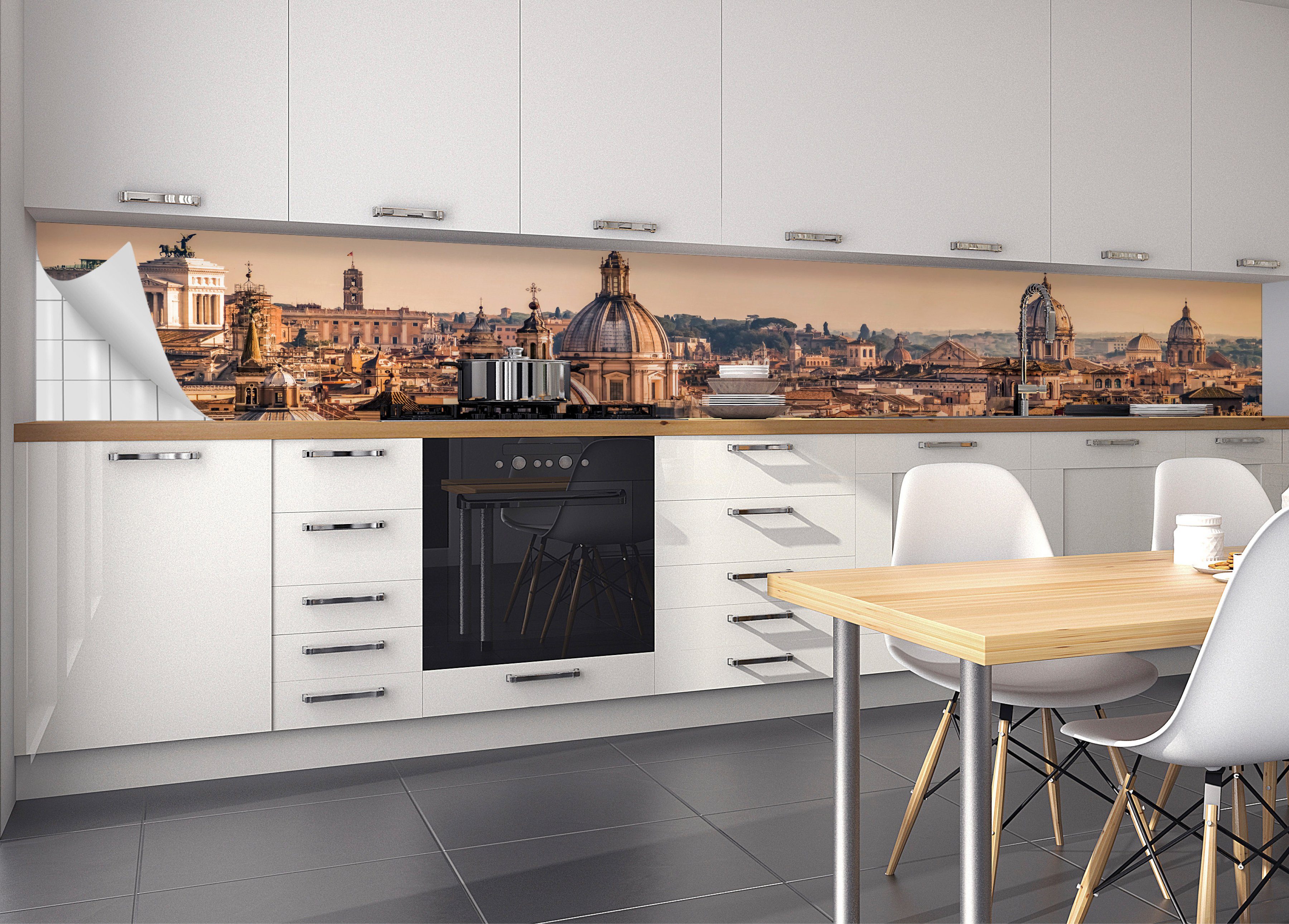 MySpotti Küchenrückwand »fixy Roma«, selbstklebende und flexible Küchenrückwand-Folie-HomeTrends