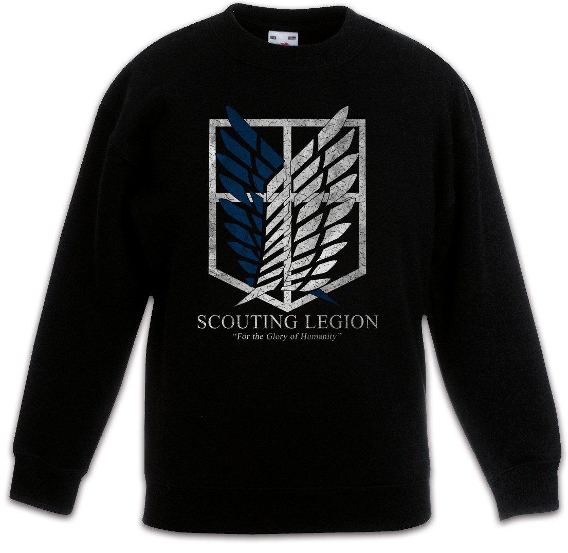 Sweatshirt Scouting Legion Kinderpullover Attack On Logo Symbol Titan Sign Game