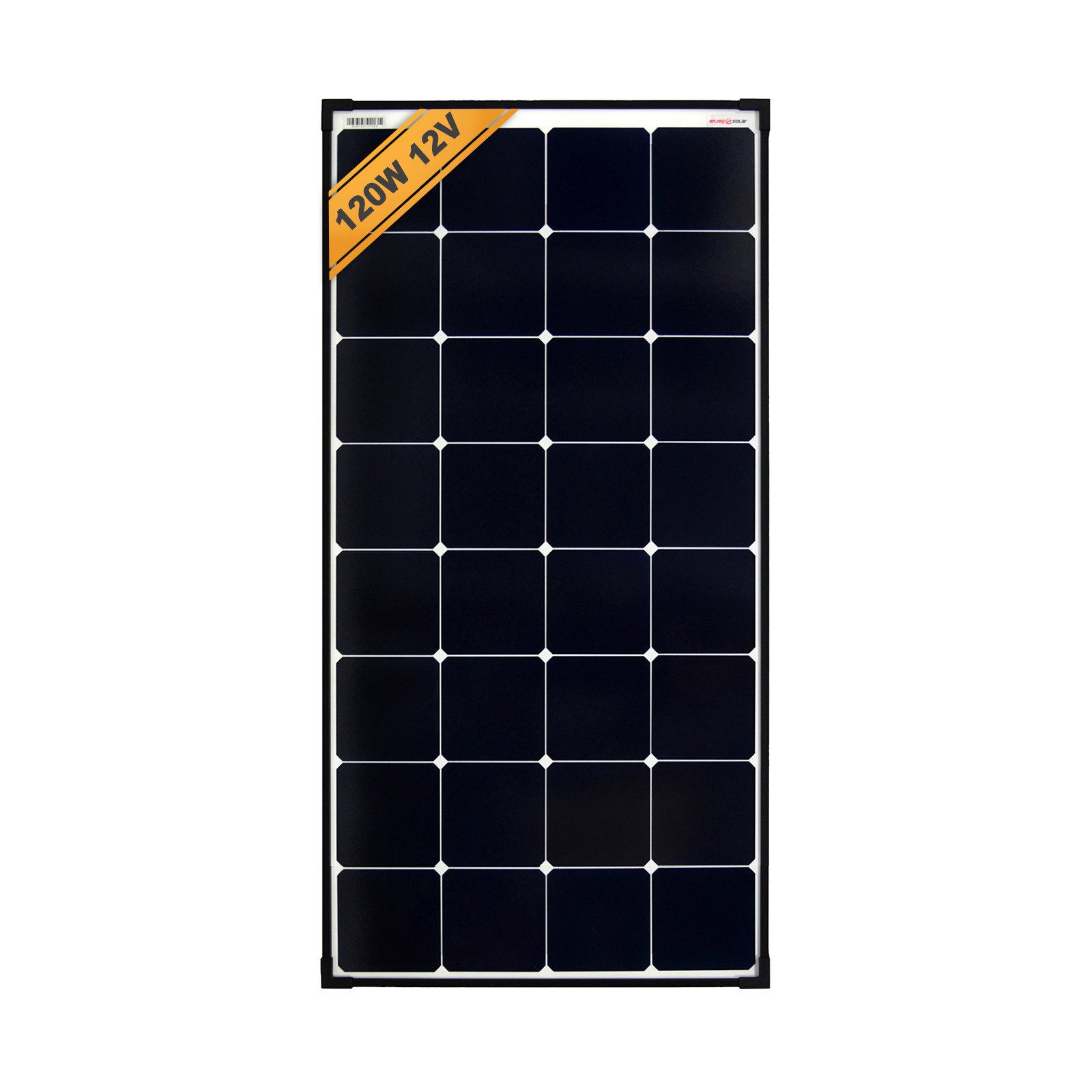 enjoy solar Solarmodul SunPower® Ultra-Effizienz Monokristalline 12V/120W,150W,180W, A-Grad Monokristalline Solar Zellen von SunPower, Ideal für Wohnmobile, Boote, Jachten und kleine Flächen