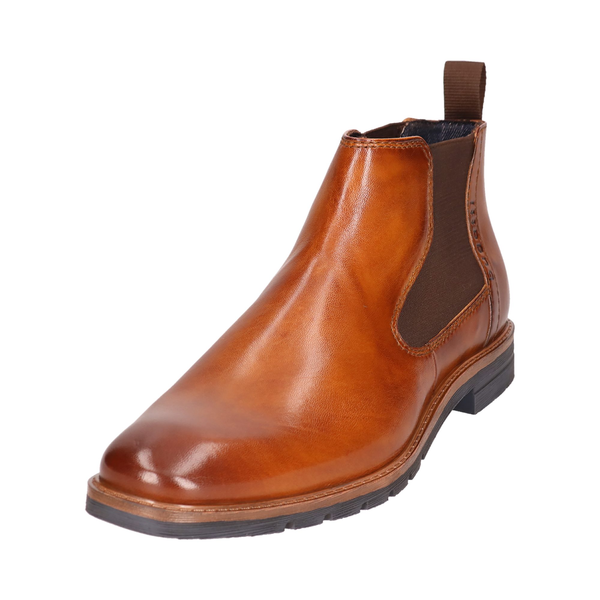bugatti Chelseaboots Schlupfschuh, Stiefelette, Business-Boots mit Stretcheinsätze