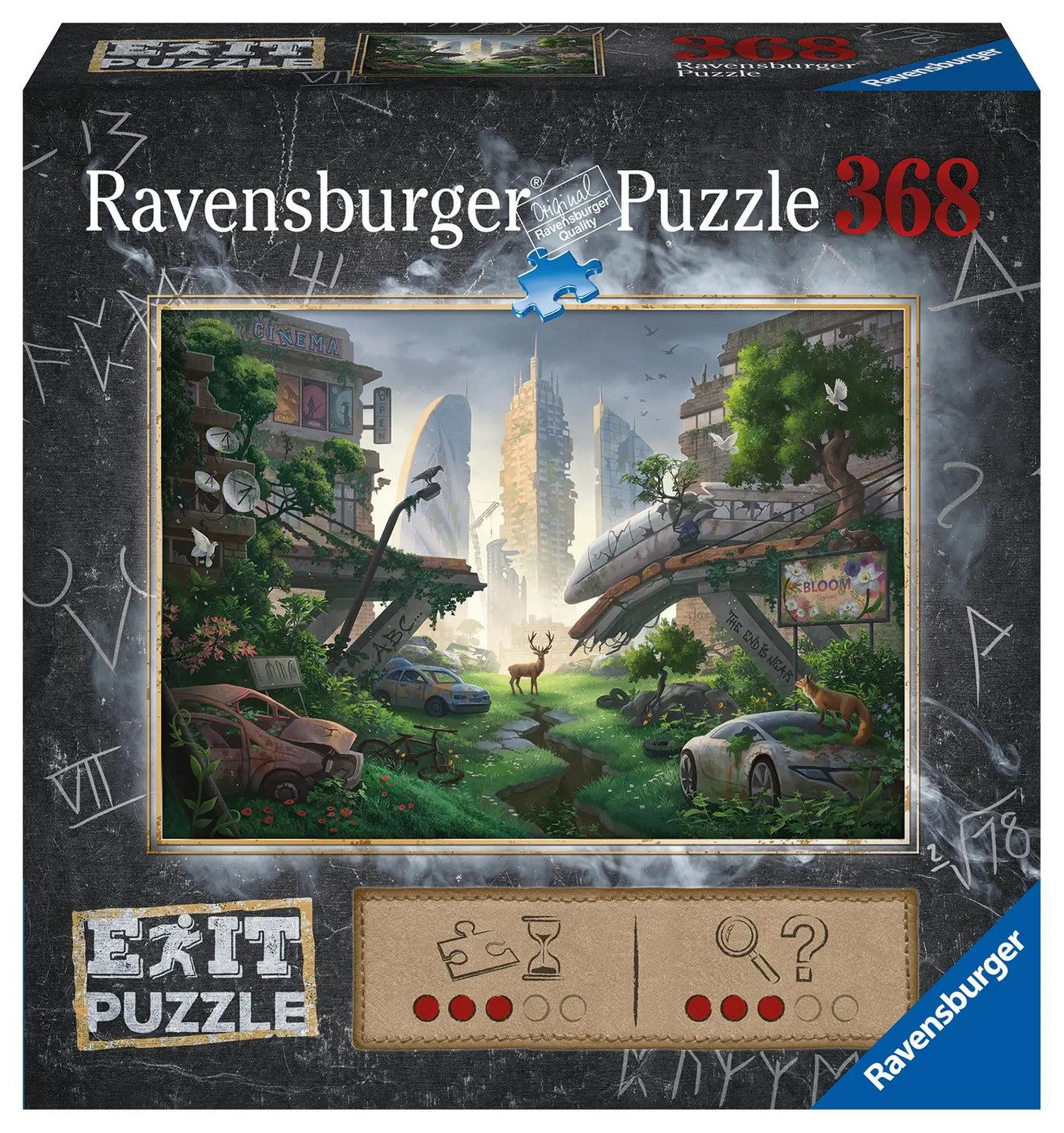 Ravensburger Puzzle Ravensburger Exit Puzzle - Apokalyptische Stadt - 368 Teile, 368 Puzzleteile