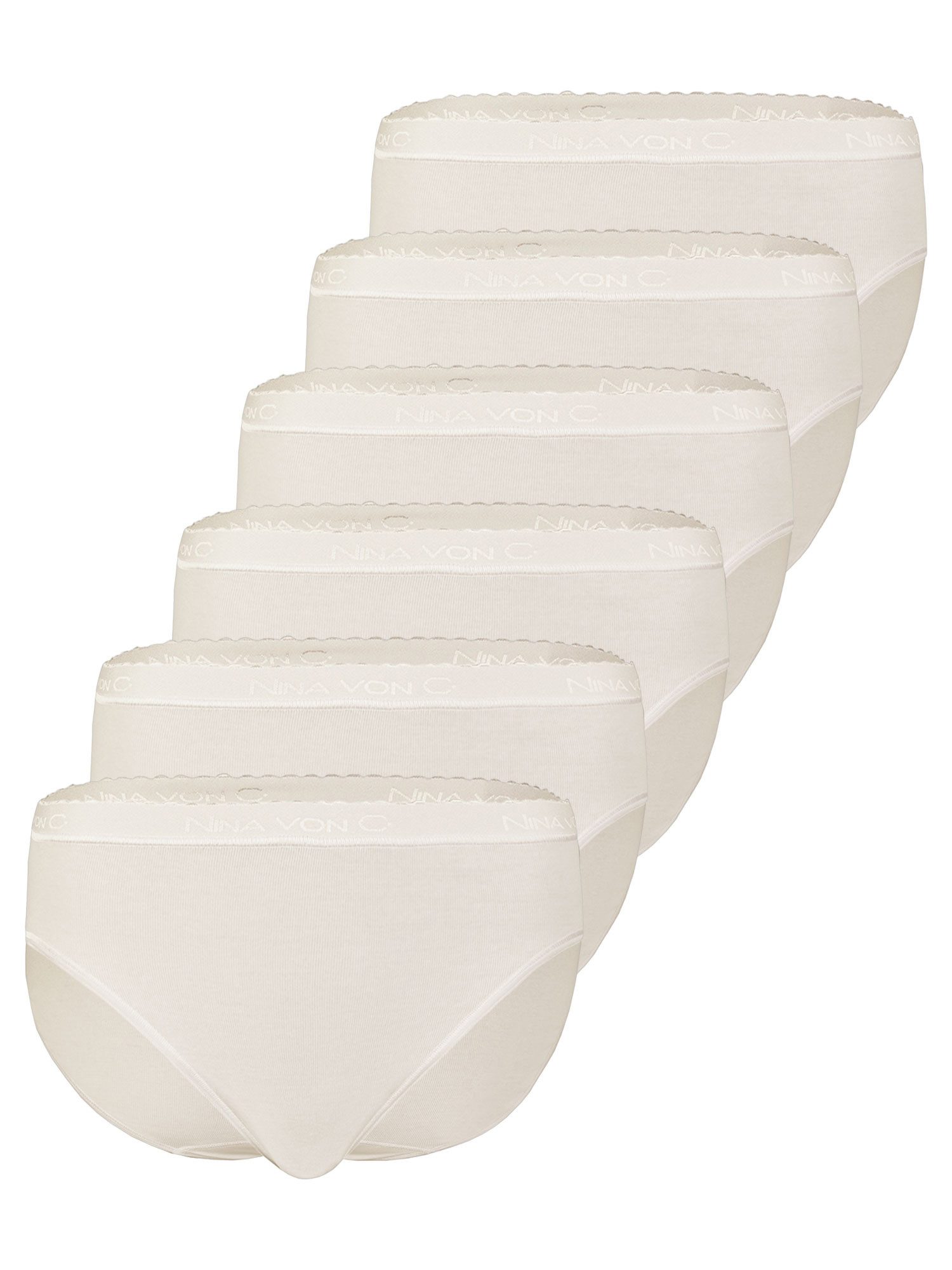 Hüftslip 6er Pack Damen Midislip Slipboutique