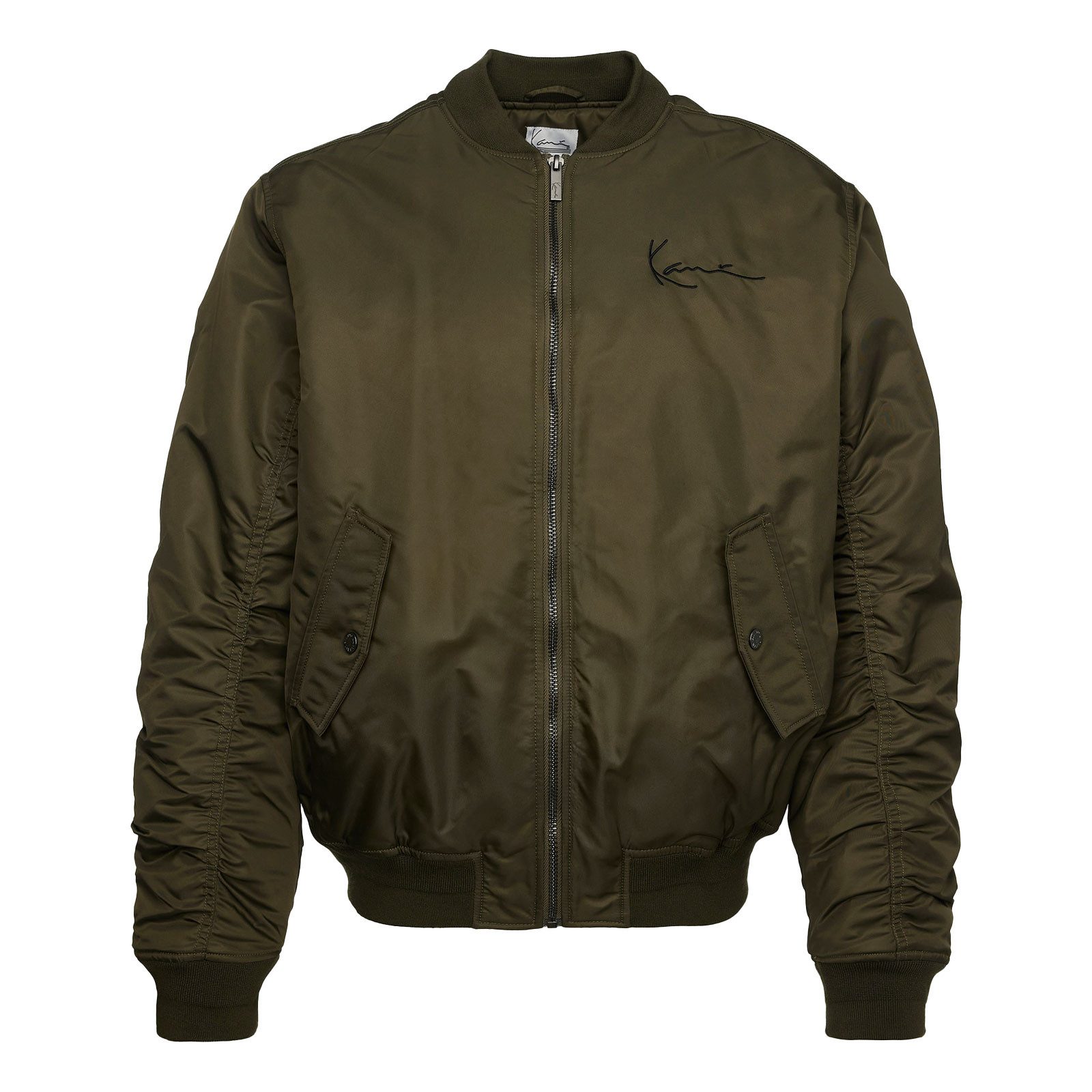 Karl Kani Steppjacke Back Embroidery Bomberjacket mit großem Markenlogo auf der Rückseite