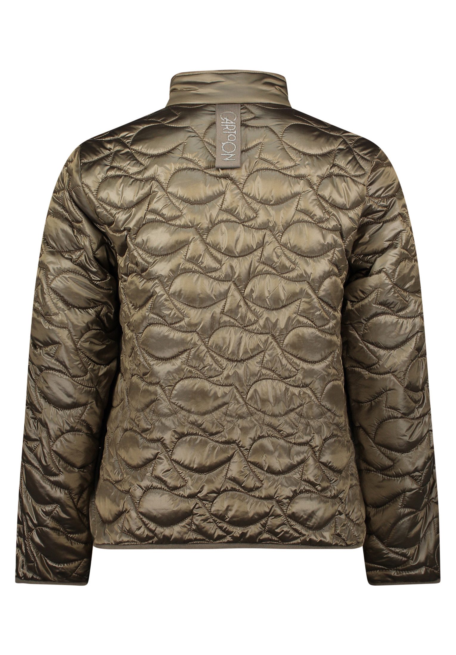 Cartoon Steppjacke Damen mit Eingrifftaschen