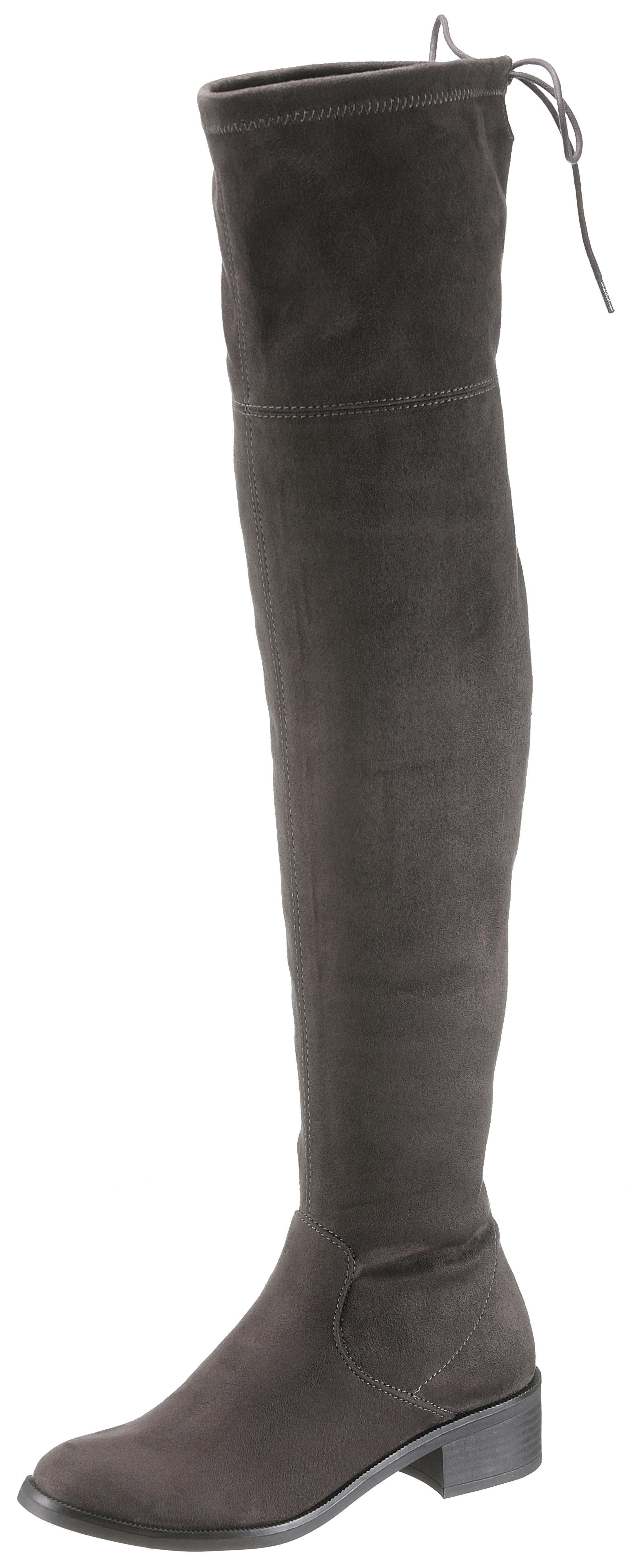 s.Oliver Overkneestiefel in schlichter Optik | OTTO Schwarze Overkneestiefel von s.Oliver