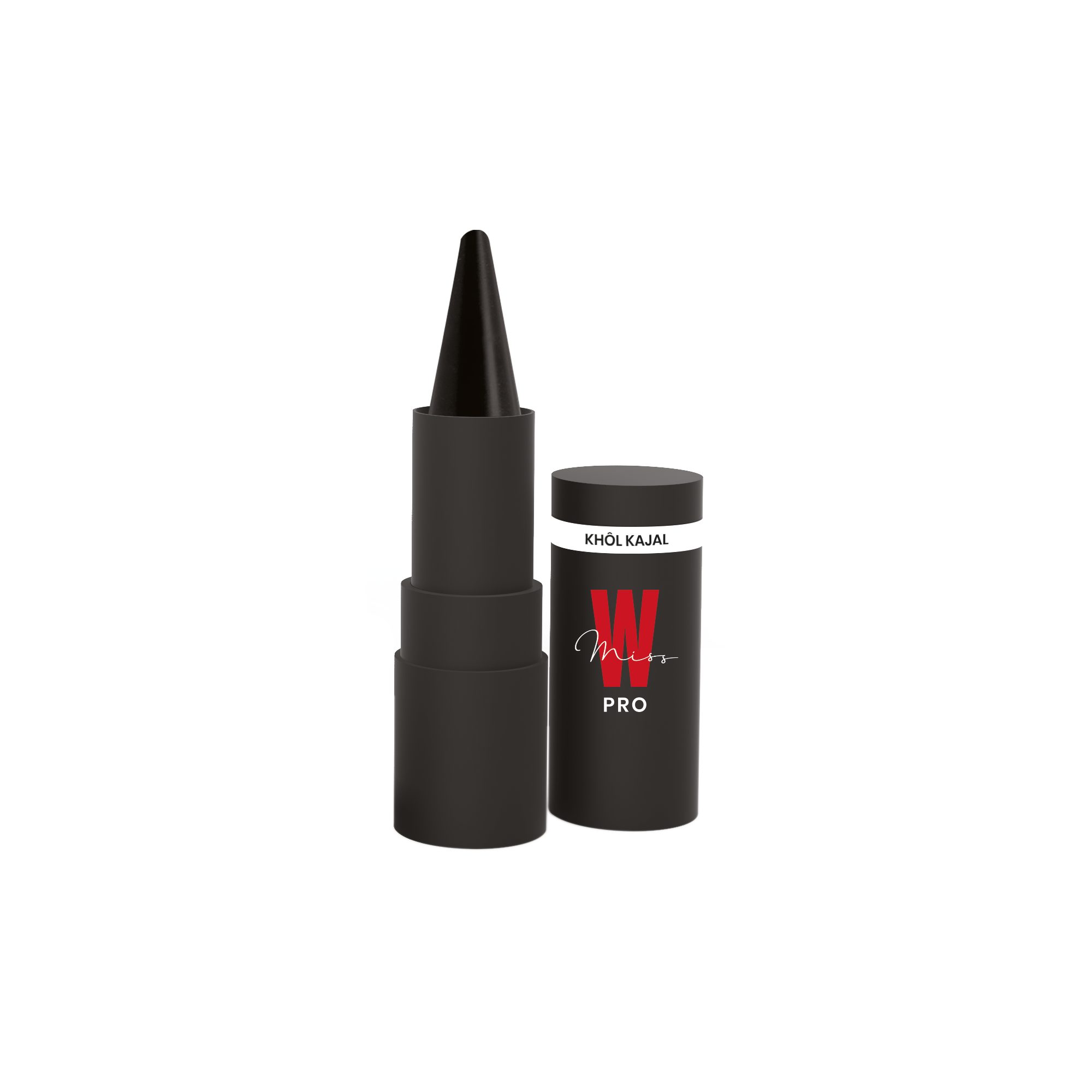 Miss W Pro Kajal Bio-Lidschattenbasis für rauchige Augen mit pflegenden Inhaltsstoffen, Veganer Lidschatten-Stift mit Bio-Inhaltsstoffen für lange Haltbarkeit