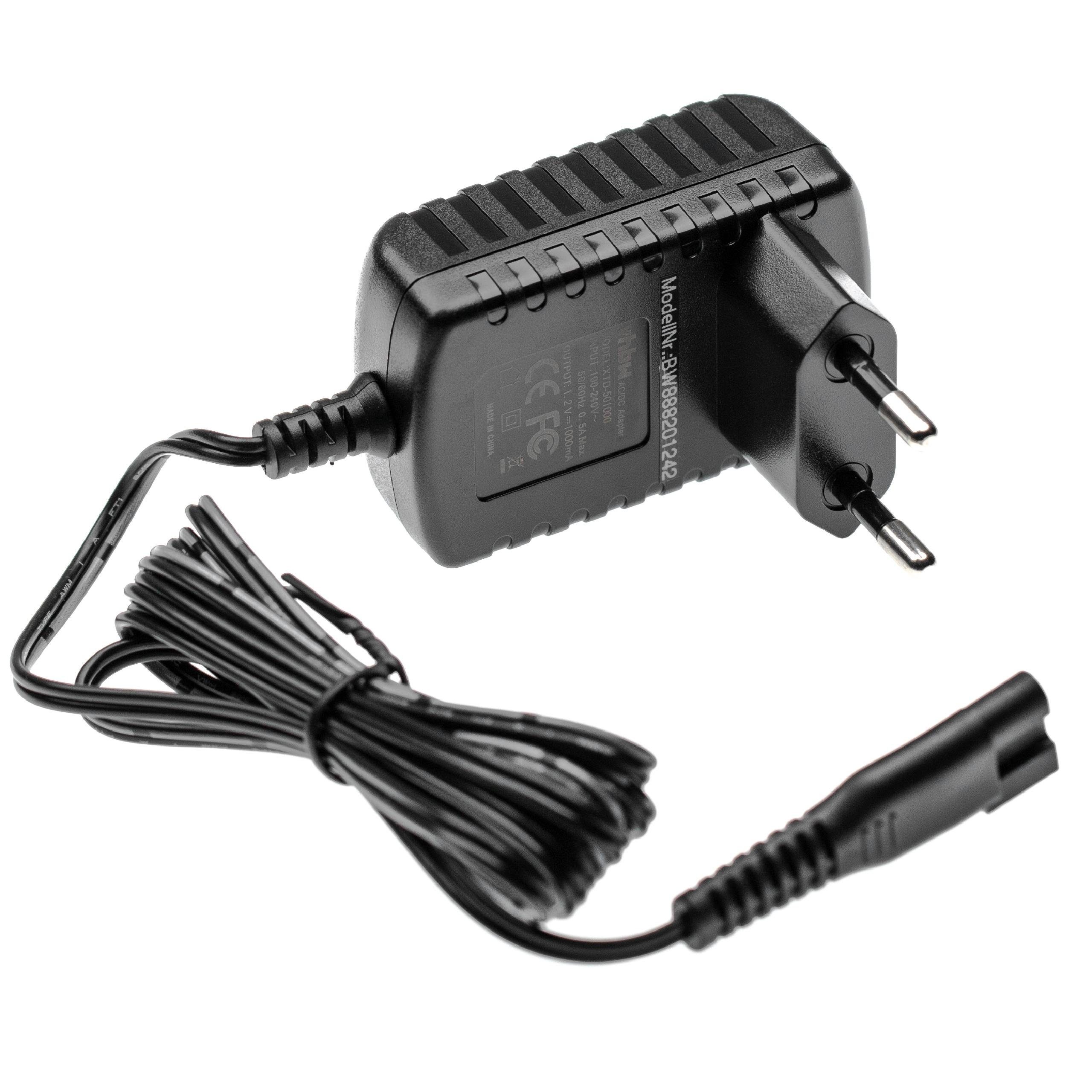 vhbw Netzteil (passend für Panasonic ER 230 (ER230), ER 2301 (ER2301), ER 507 (ER507) Haushalt Rasierer)