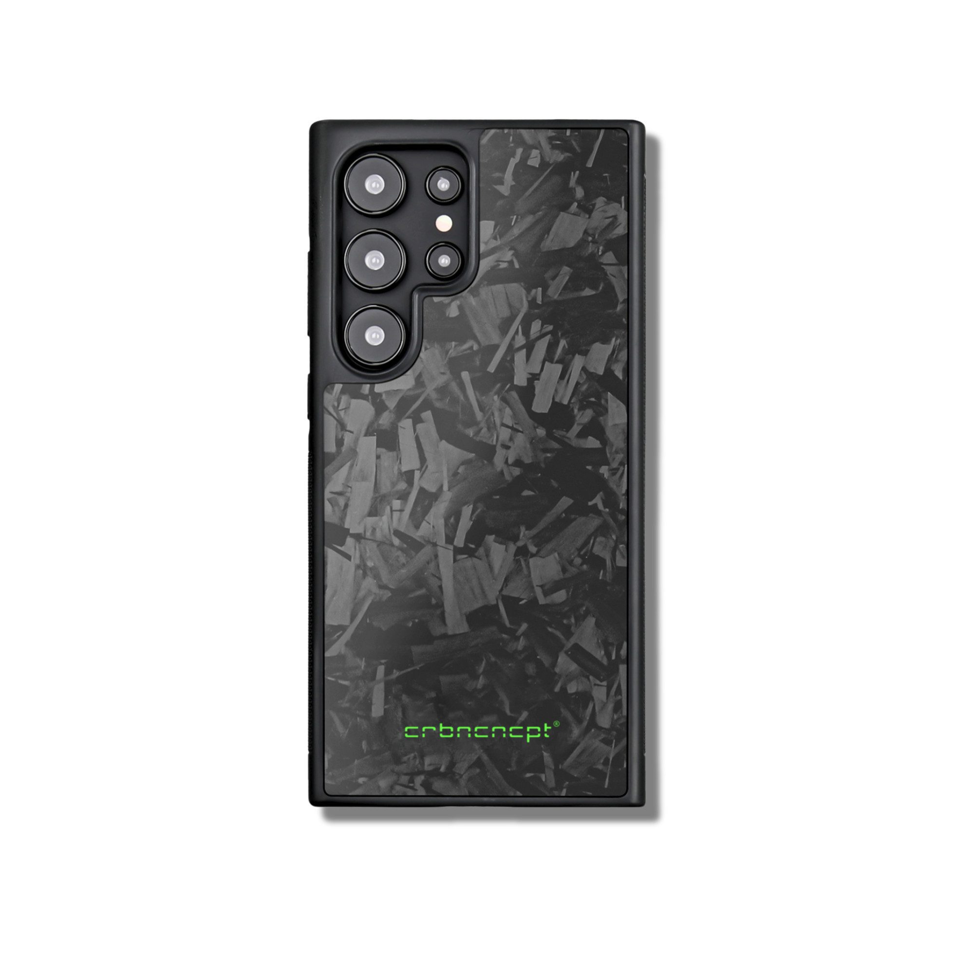 CRBNCNCPT Handyhülle Forged Carbon Samsung Galaxy S24 S25 Plus Ultra Hülle Case Schwarz, MagSafe, Magnetisch, Superleicht, Ultrarobust