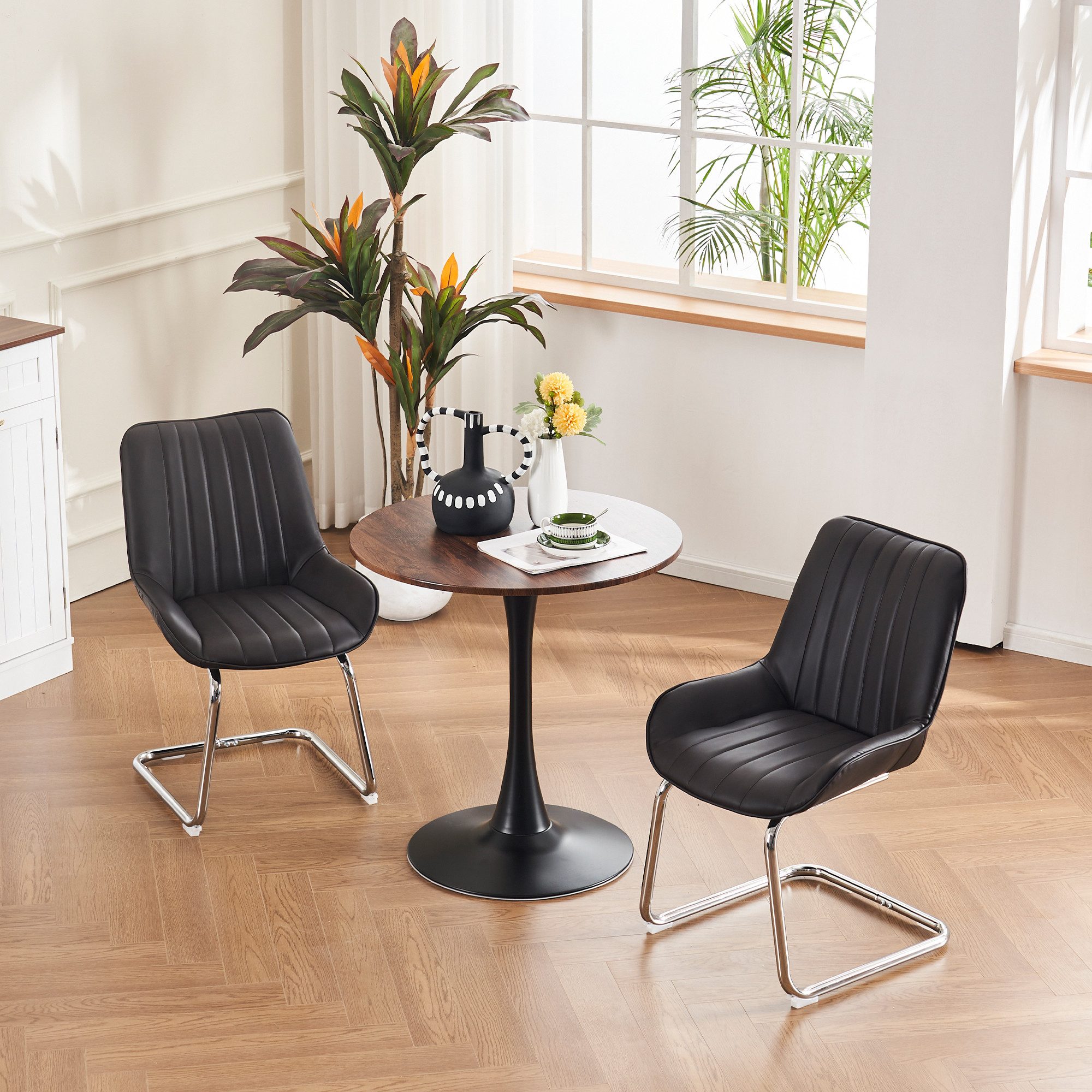 HAUSS SPOLE Stuhl 2er-set Küchenstuhl Freischwinger günstig online kaufen