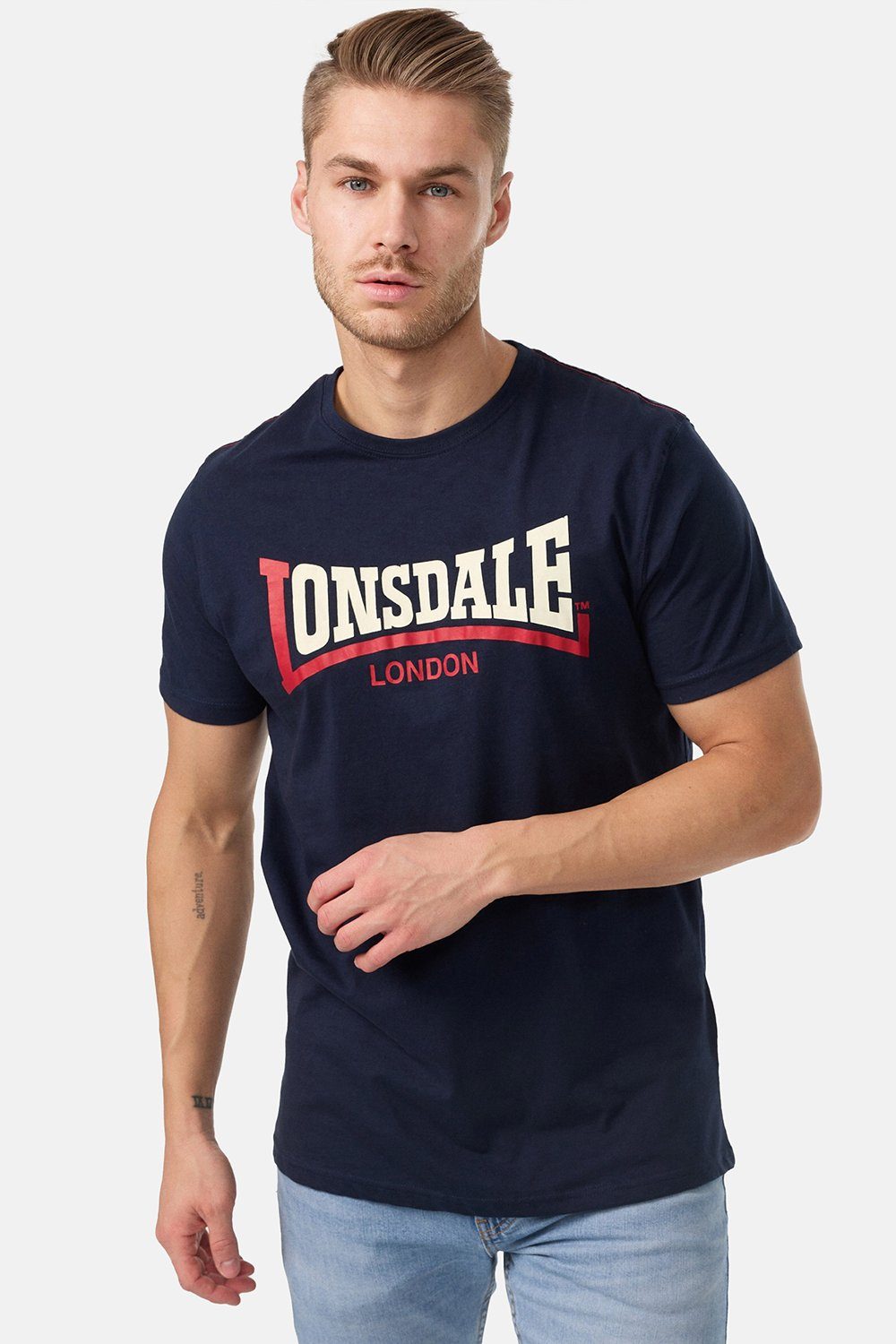 Lonsdale T-Shirt TWO TONE Navy
