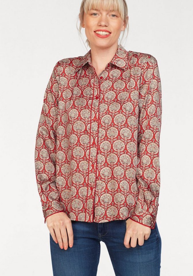 Pepe Jeans Satinbluse »DOMENICA« mit Allover-Print Pepe Jeans Satinbluse »DOMENICA« mit Allover-Print