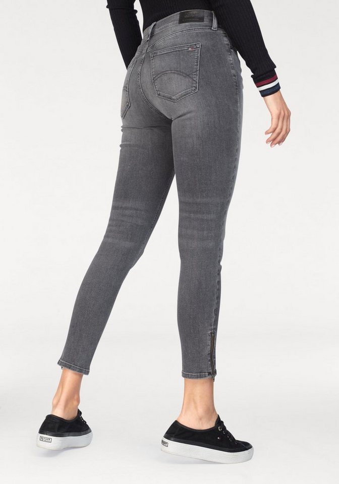 TOMMY JEANS 7/8-Jeans Nora Mit Reiverschluss Am Saum Online Kaufen