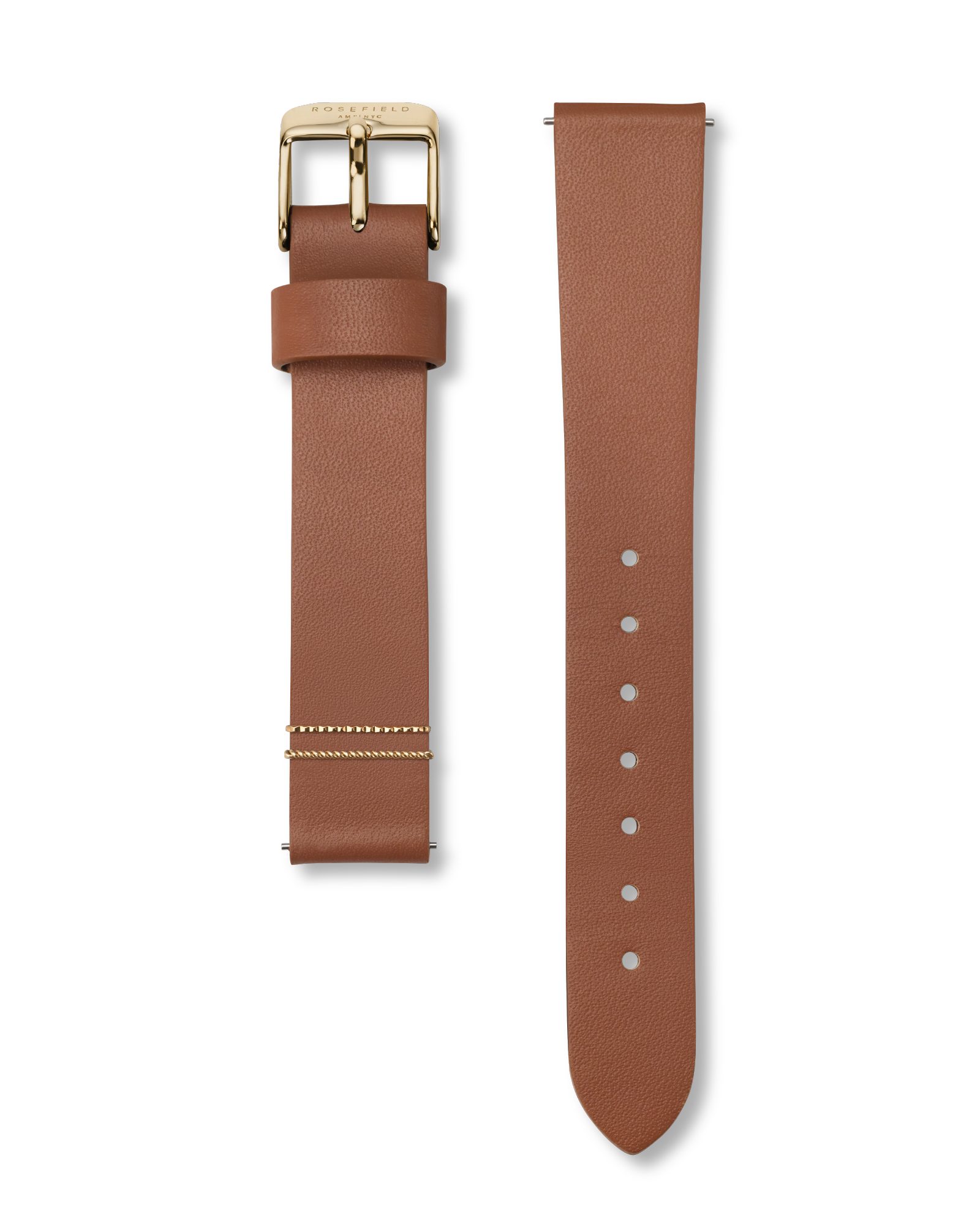 ROSEFIELD Quarzuhr ROSEFIELD Damenuhr West Village 33mm Braun