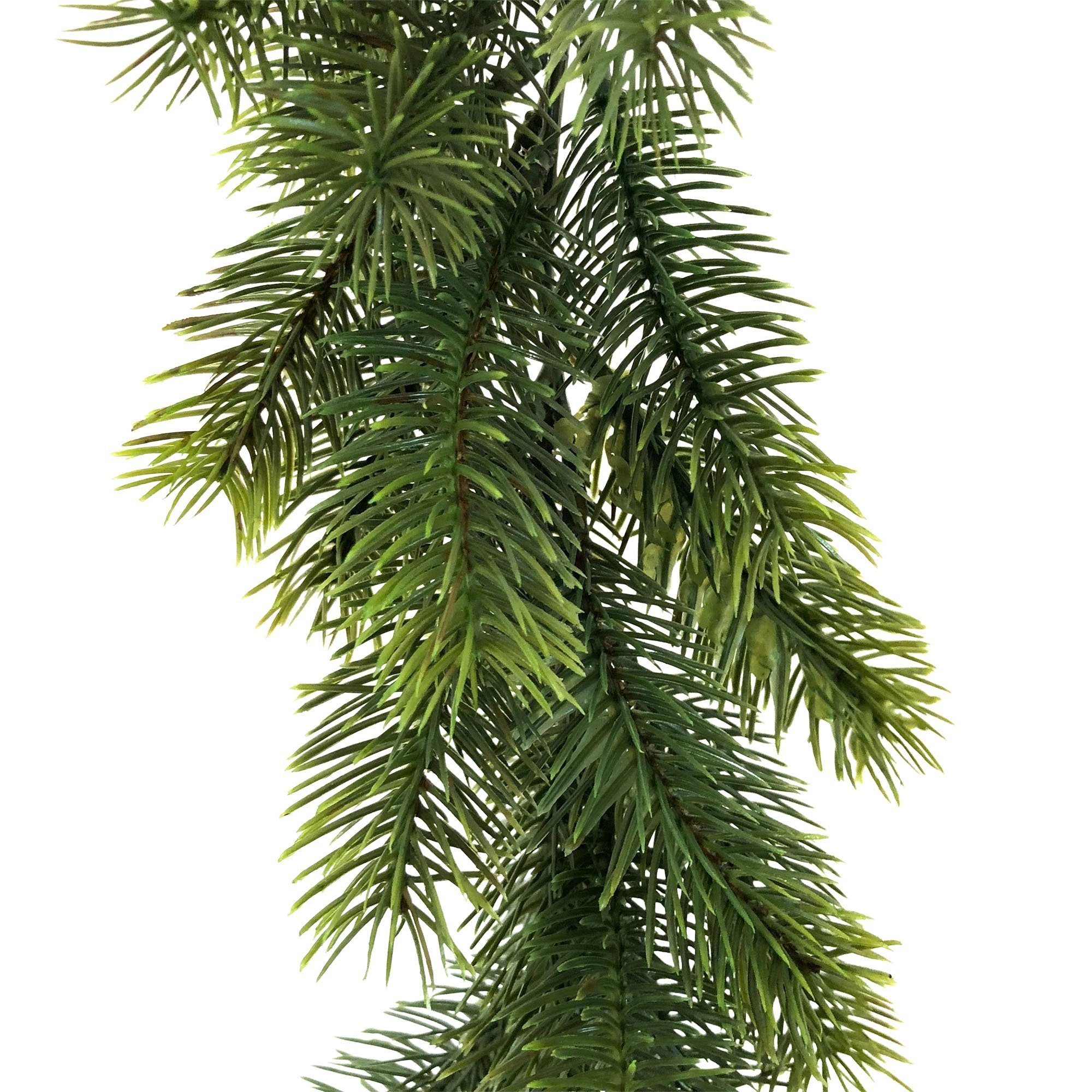 Annastore Girlanden Tannengirlande - frostsicher wetterfest- künstliche Tannengirlande, Dekogirlande Weihnachten
