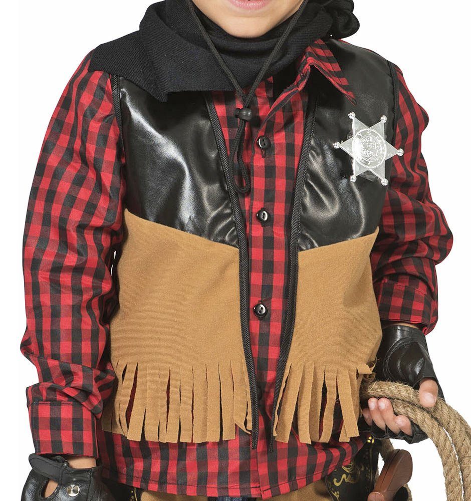 Funny Fashion Cowboy-Kostüm "Austin" für Kinder - Wilder Westen Karnevalskostüm für Jungen