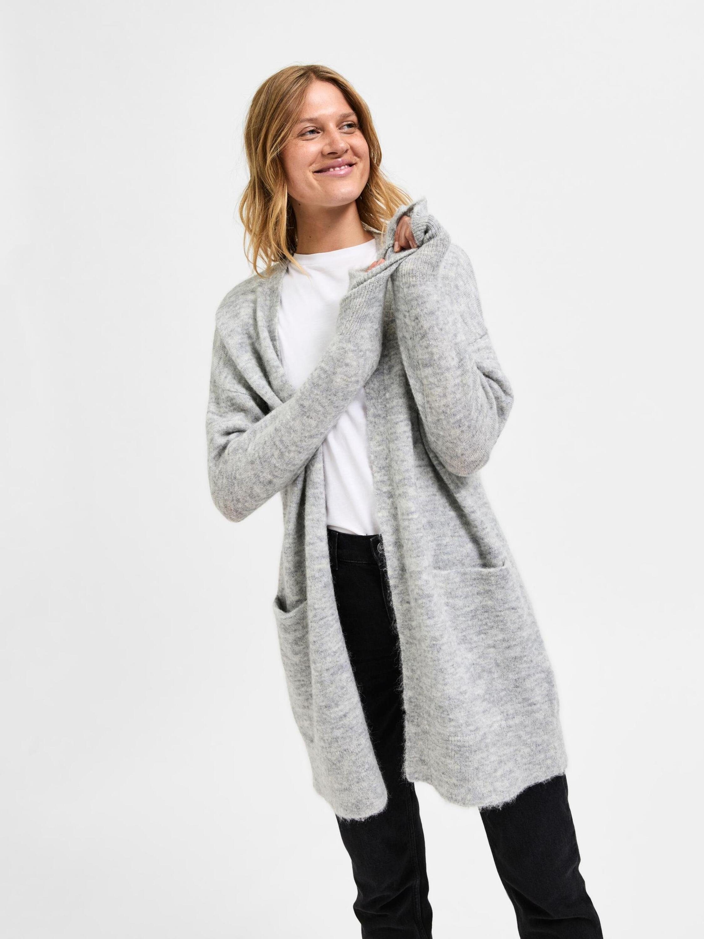 Selected Strickjacke Lulu (1-tlg) Plain/ohne Details