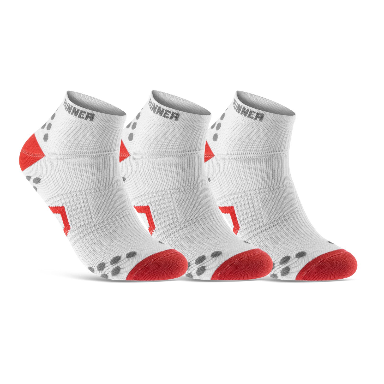 sockenkauf24 Laufsocken low Cut Sportsocken für Herren & Damen Laufsocken Kurz (3-Paar) Atmungsaktive Running Socks 50202P WP