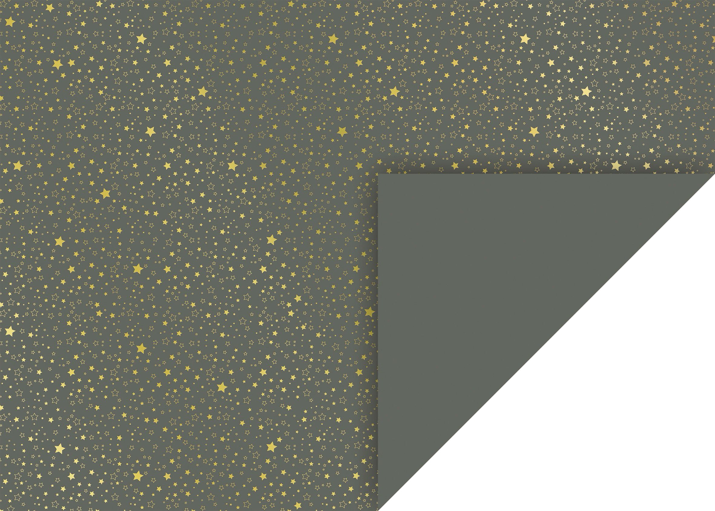 Heyda Motivpapier Golden Stars, 50 cm x 70 cm