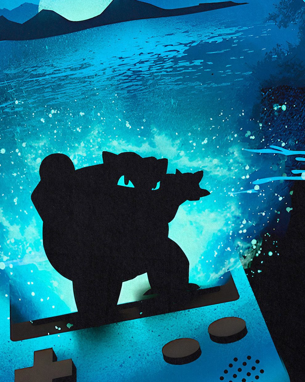 style3 T-Shirt Blue Edition amiibo planet go pokemon ball pikachu günstig online kaufen