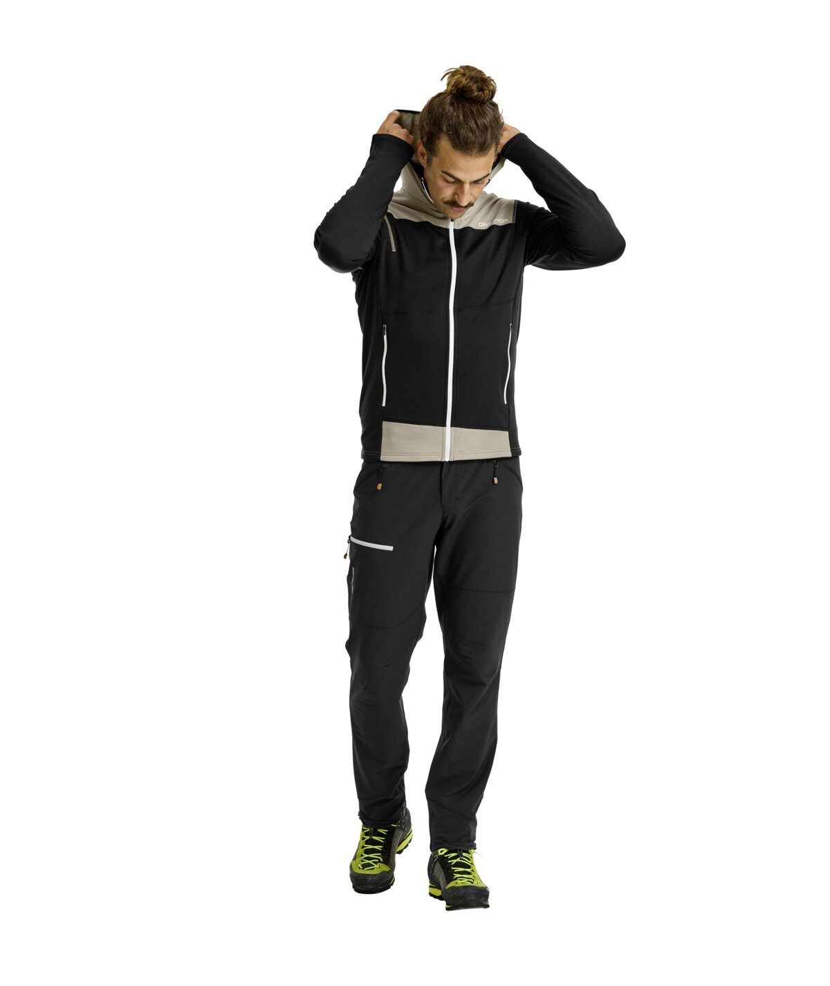 Ortovox Fleecejacke FLEECE LIGHT HOODY M black raven