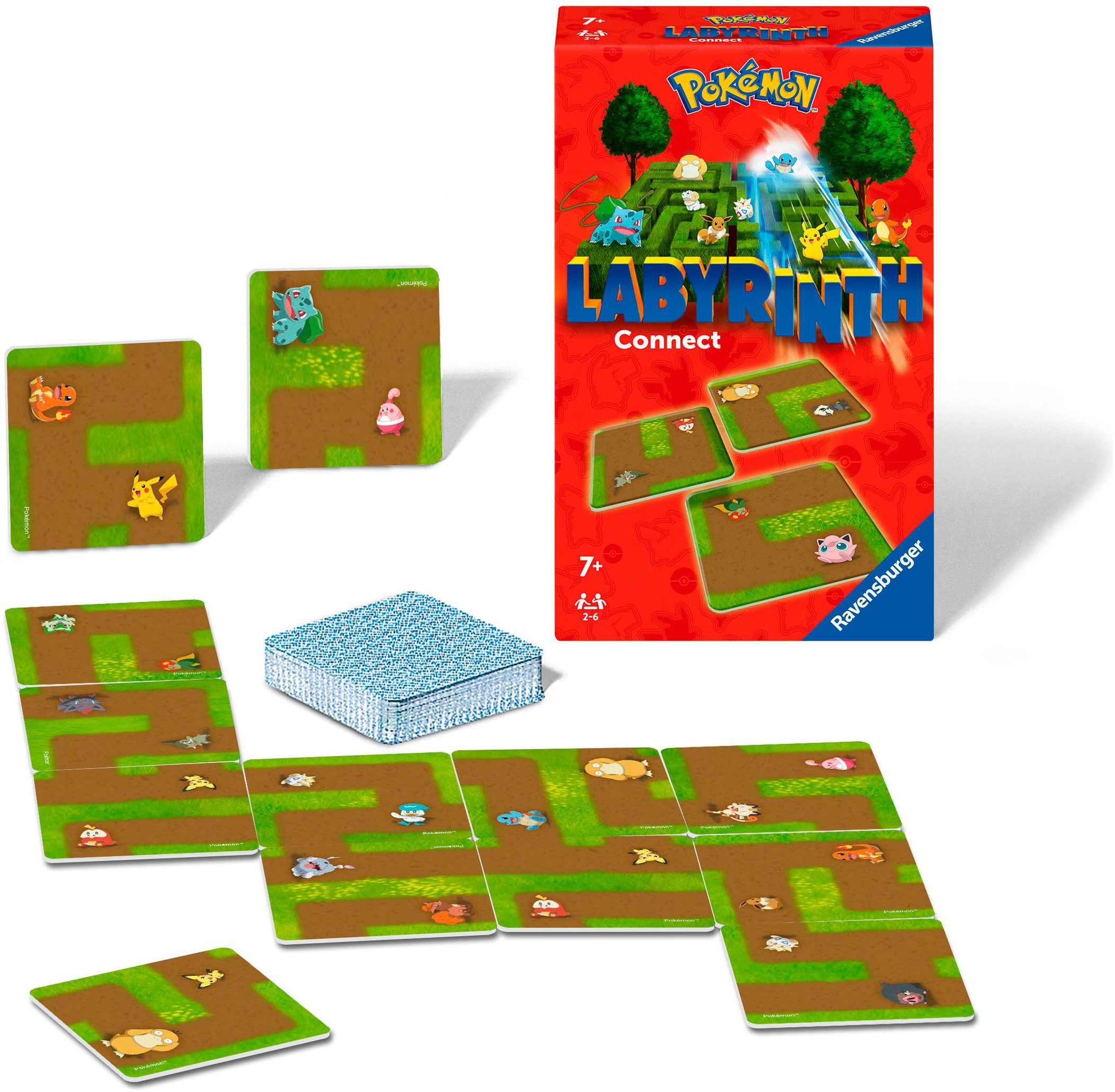 Ravensburger Spiel Mitbringspiel »Pokémon Labyrinth Connect«, Mitbringspiel, Made in Europe