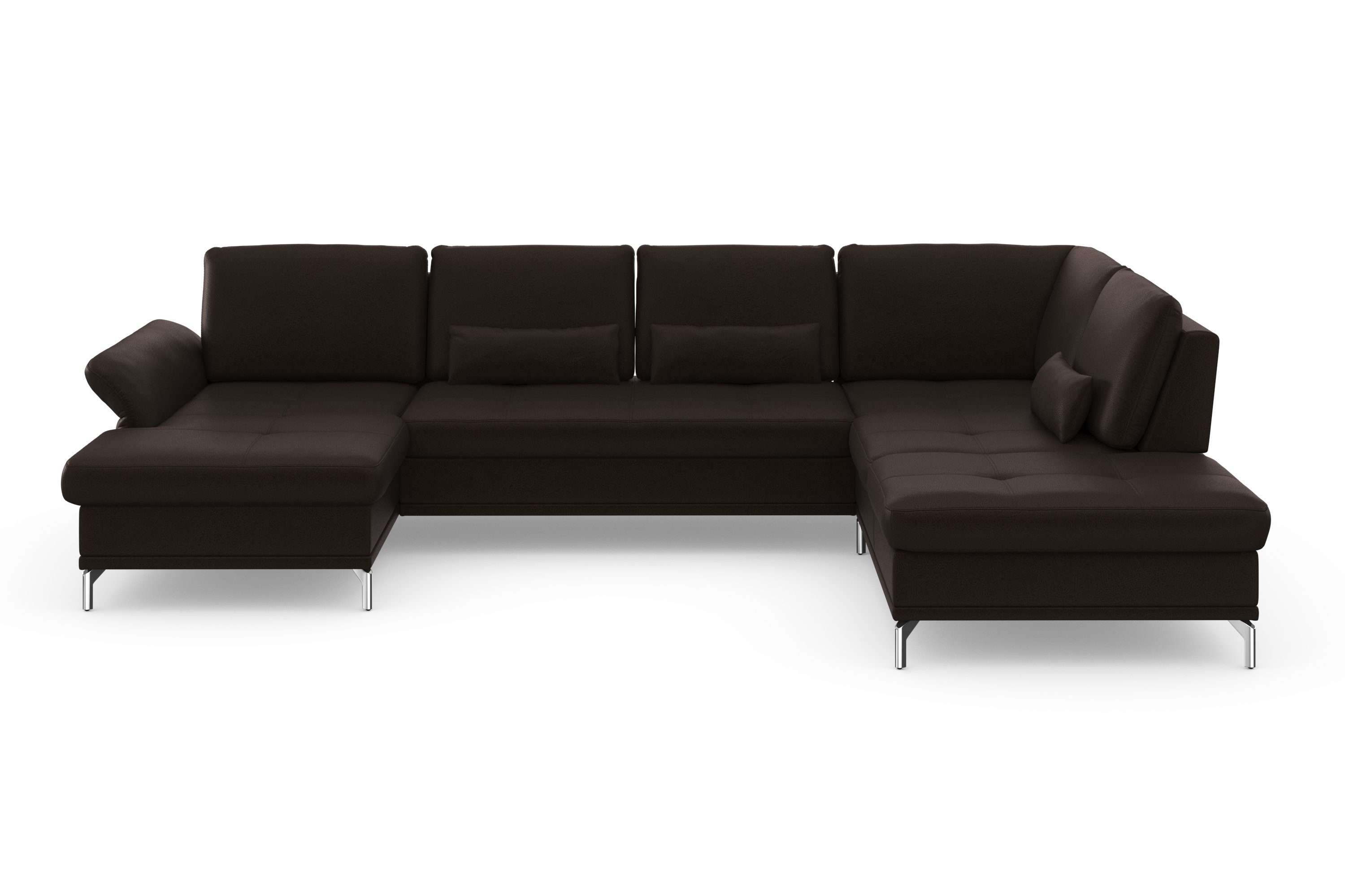 INOSIGN Wohnlandschaft "Palm Beach U-Form" Federkern, mit Sitztiefenverstel günstig online kaufen