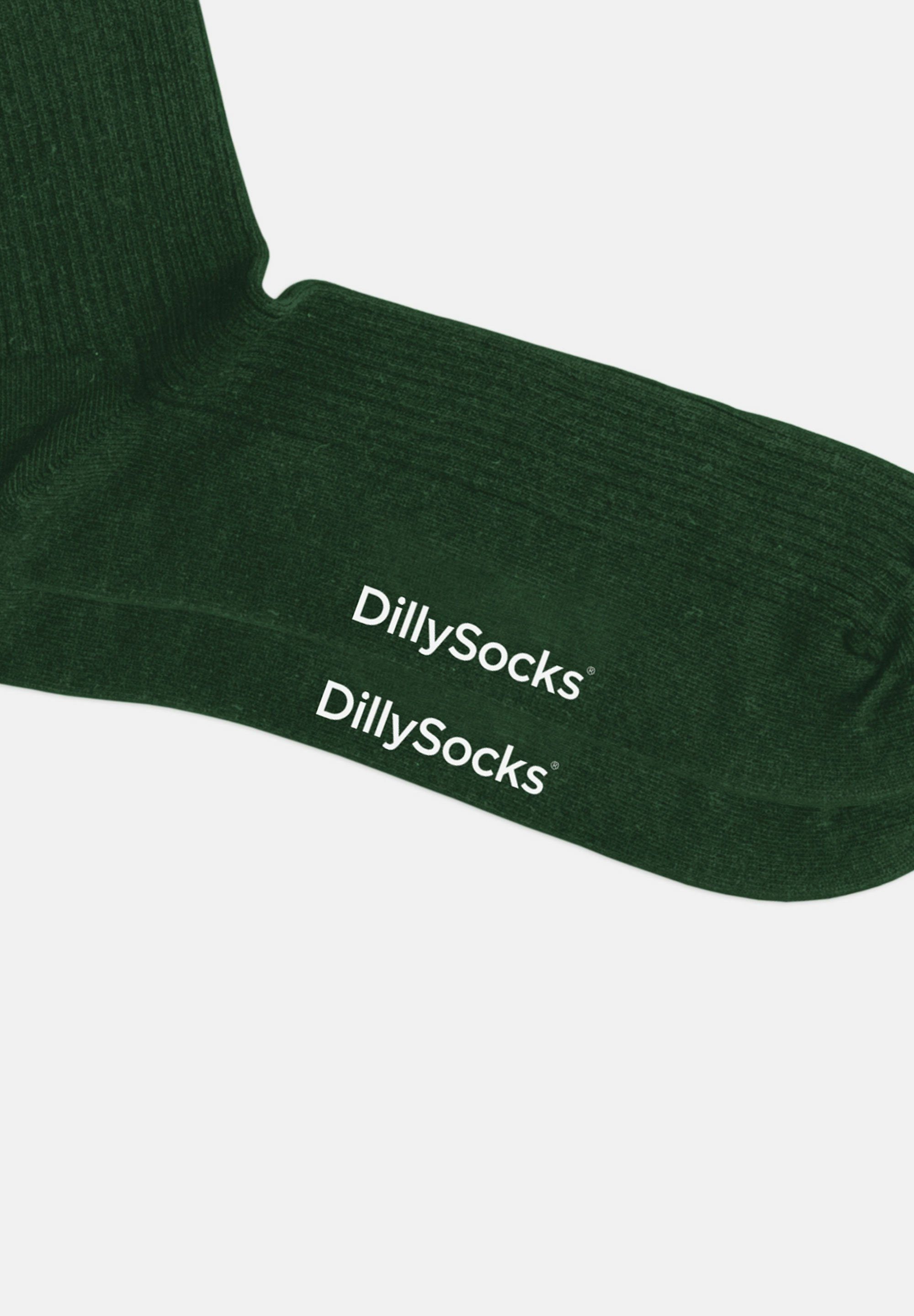 DillySocks Basicsocken Premium Ribbed Collection aus nachhaltiger Baumwolle, recyceltes Polyamid