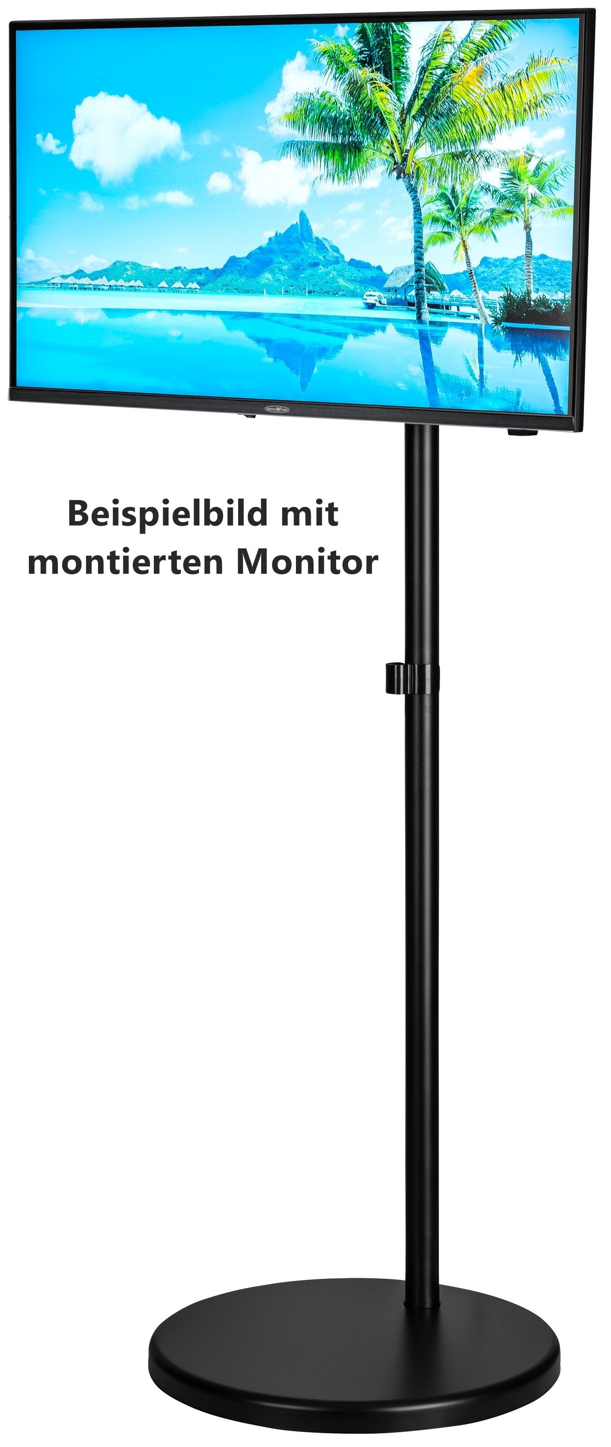 Reflexion TV-Standfuß BV05 Mobiler TV-Ständer, (bis 32 Zoll, Höhenverstellbar mit Federsystem 16" - 32" (40 - 81cm) Neigung: +/-90)