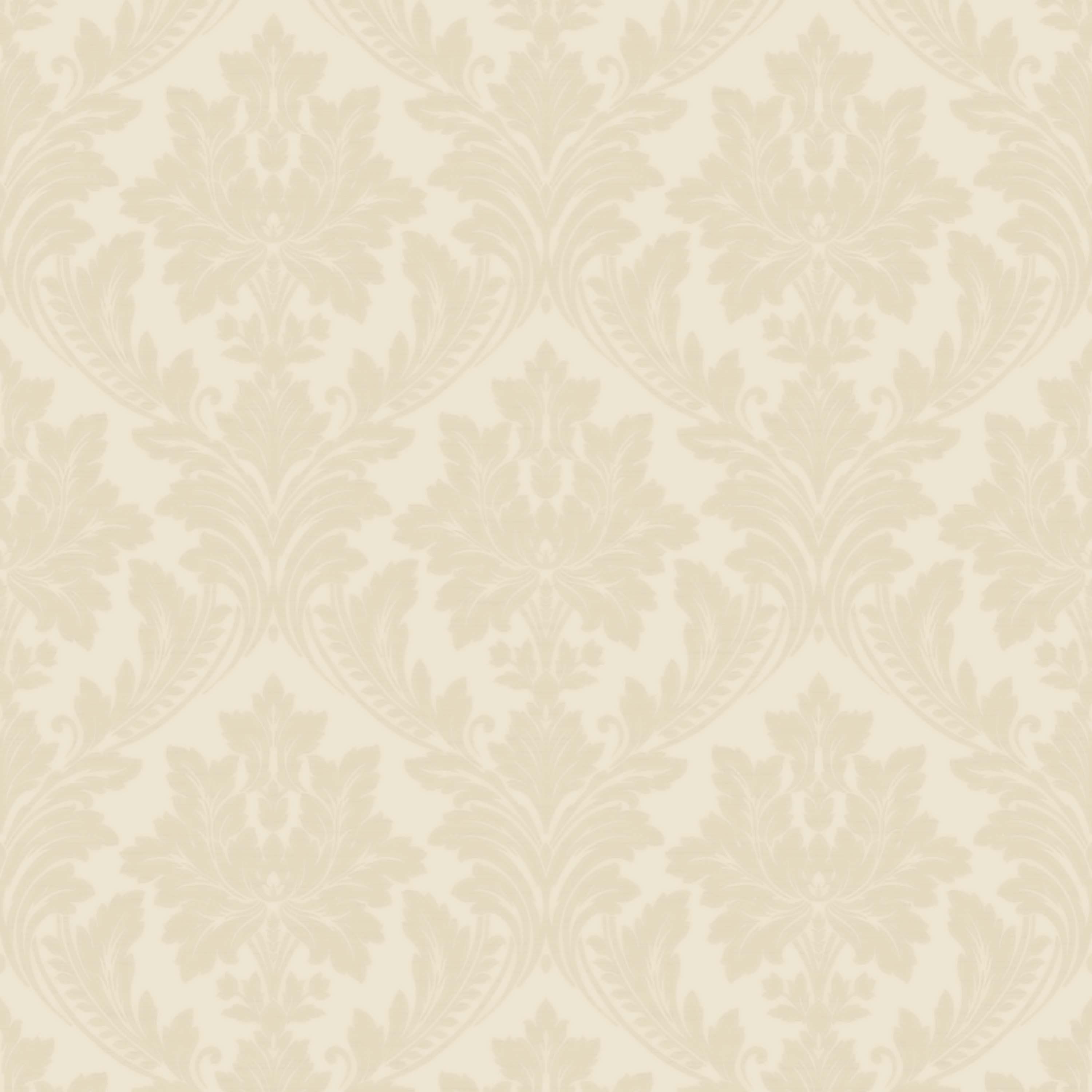 Grandeco Tapete Vliestapete Barocktapete Ornament Creme Beige Grandeco Arcadia A65411
