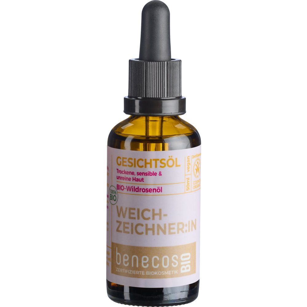 Benecos Gesichtspflege Wildrosenöl, 50 ml