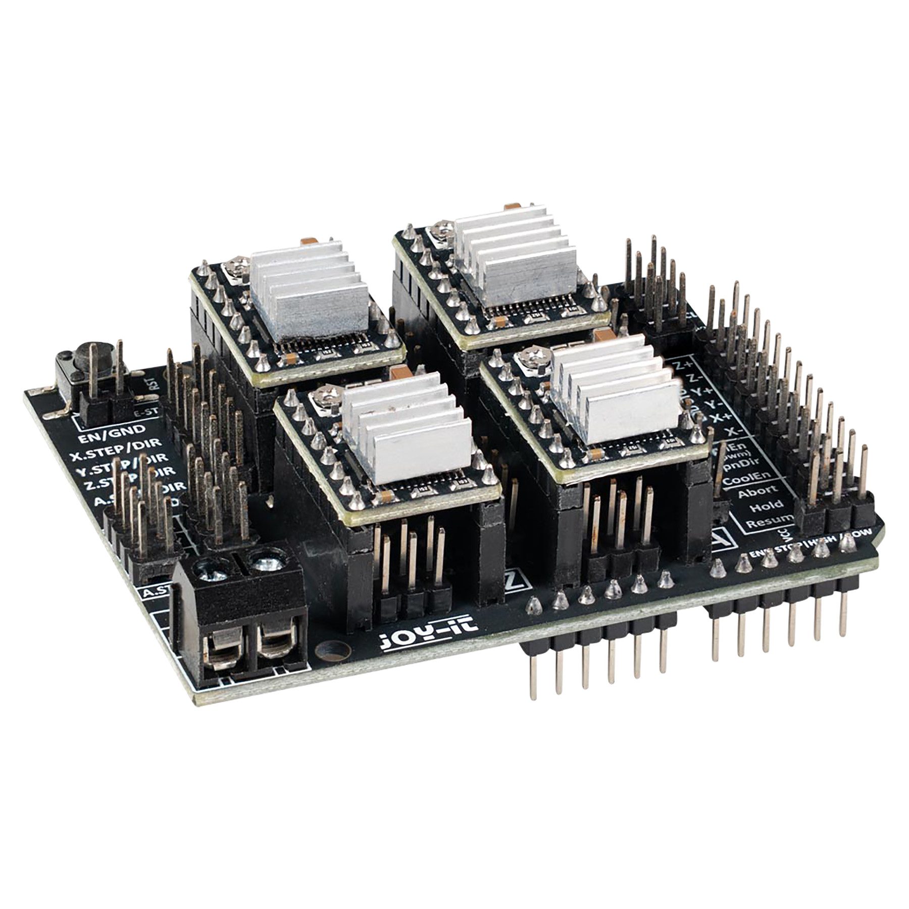 Joy-it Roboter-Karte JOY-IT Controllerboard, V3.51 für CNC, inkl. 4 DRV8825, Kühlkörper