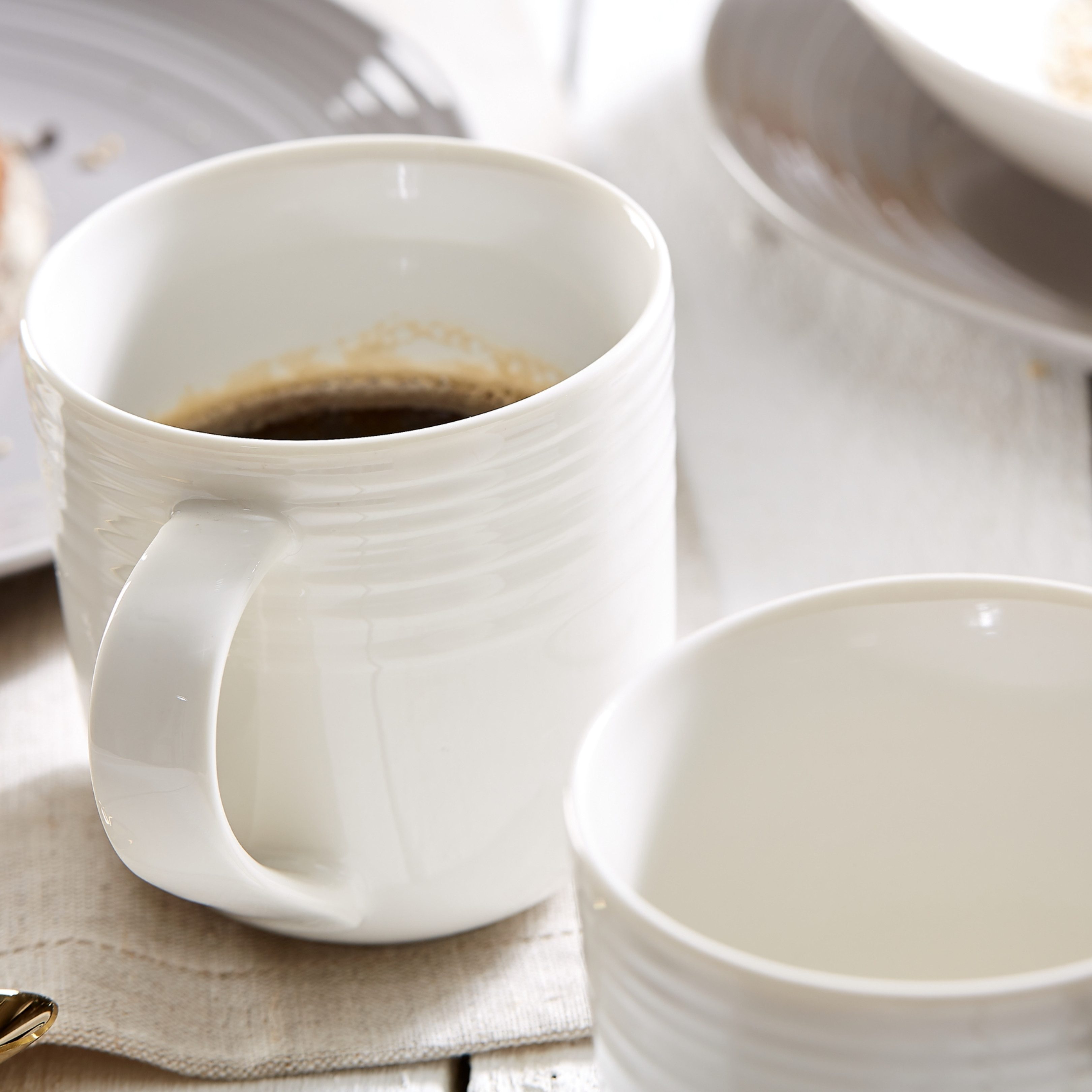 Ritzenhoff & Breker Becher Levi, 6-tlg., Porzellan, Kaffeebecher, je 400 ml