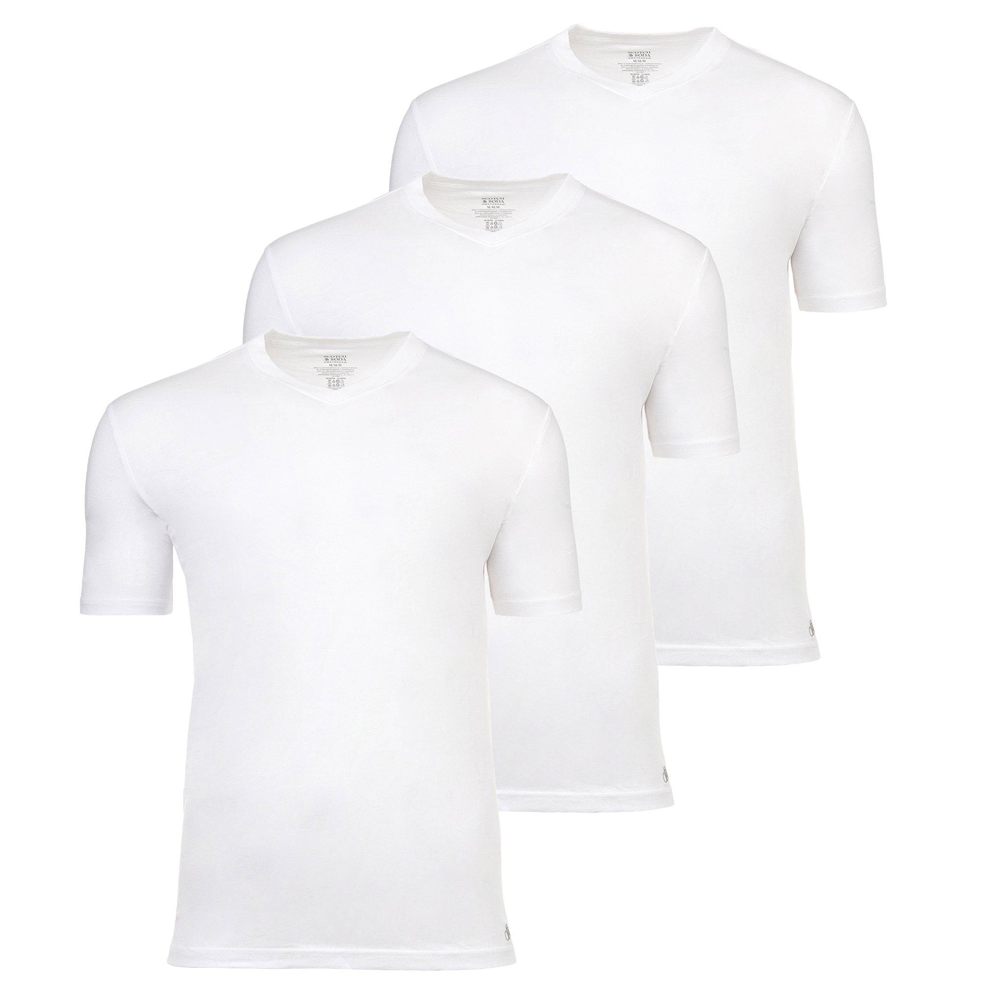 Scotch & Soda T-Shirt Herren T-Shirt 3er Pack Baumwolle (Packung, 3er Pack)
