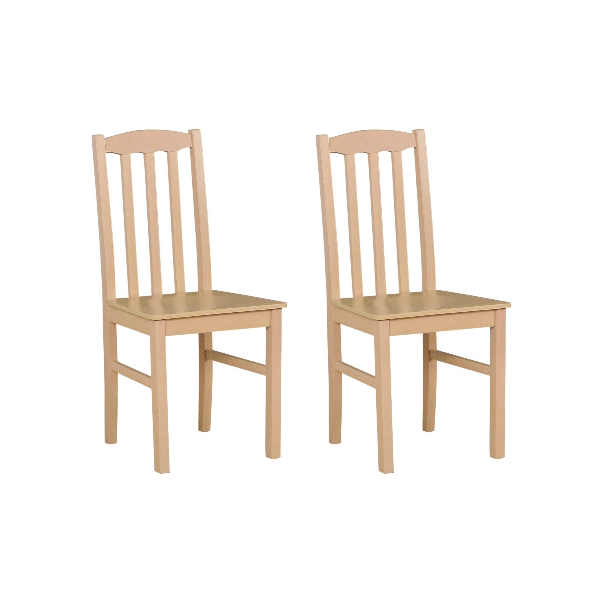 MOEBLO Stuhl BESO 12D (Polsterstühle, Holzstühle, Esszimmerstühle, Stühle kaufen, Massivholz, 2 St), -(BxHxT):43x95x40cm