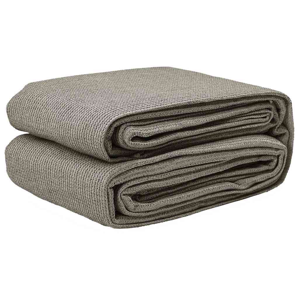 vidaXL Zeltteppiche Zeltteppich Hellgrau 600 x 250 cm Polyethylen