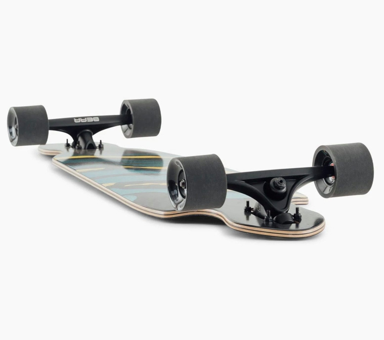 Landyachtz Longboard BATTLE AXE SPECTRUM 38” DROP THROUGH LONGBOARD COMPLETE (1-St)
