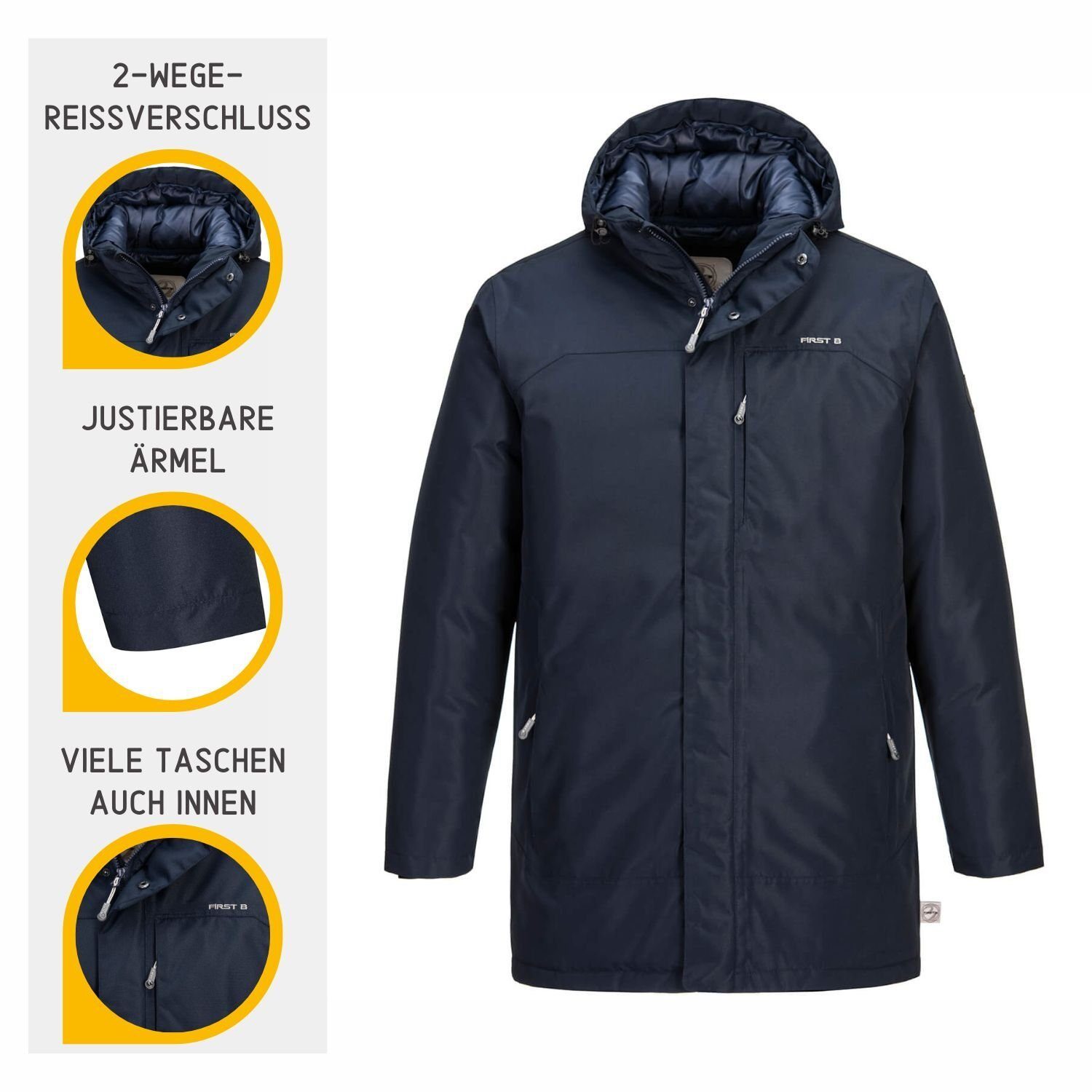 navy FirstB Funktionsjacke Herren