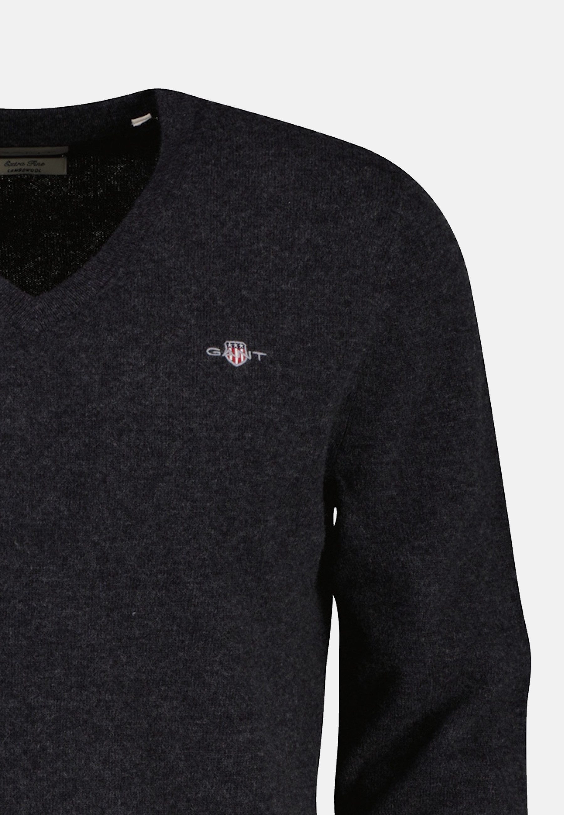 Gant Strickpullover Pullover Strickpullover V-Neck (1-tlg)