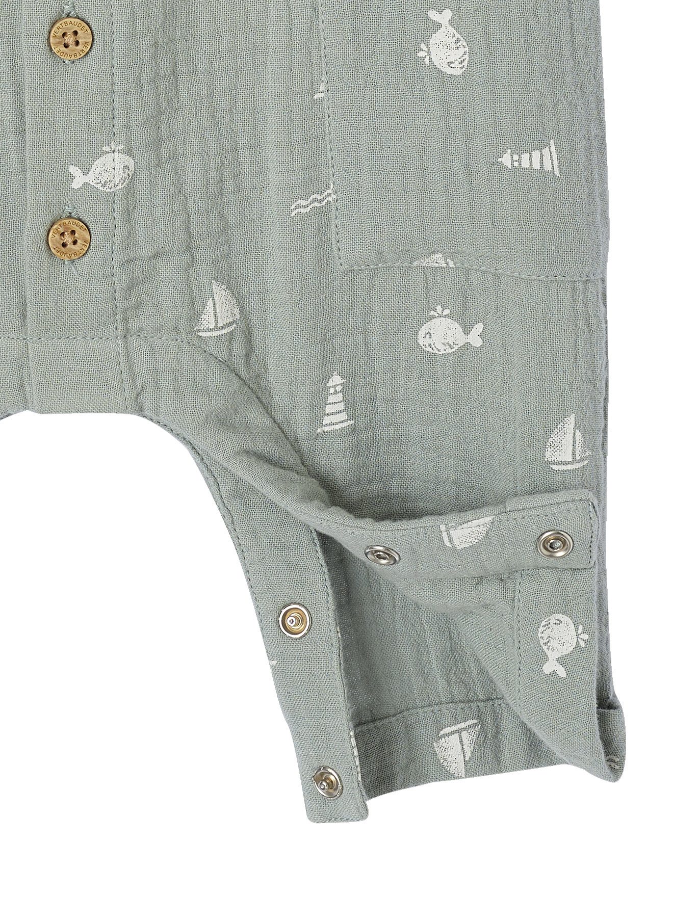 vertbaudet Jumpsuit Baby Musselin-Overall